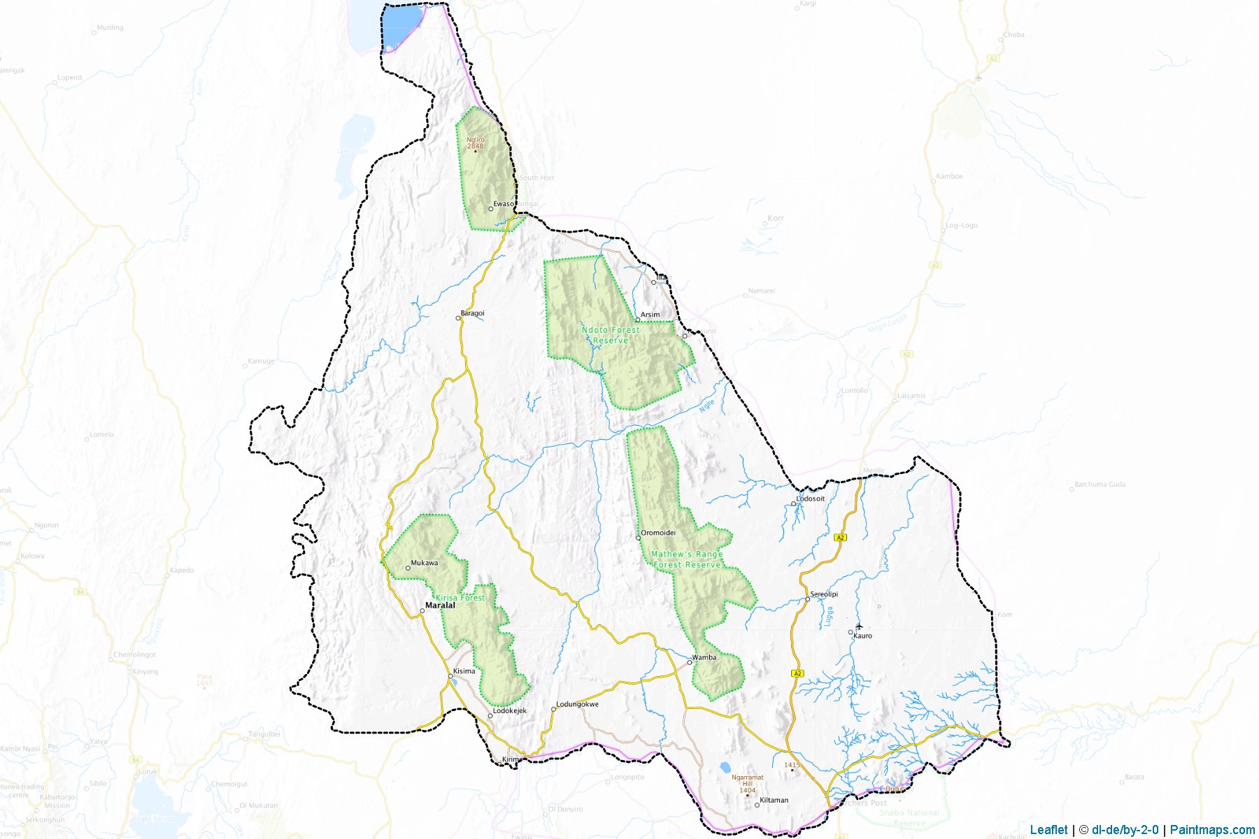 Samburu (Rift Valley) Map Cropping Samples-1