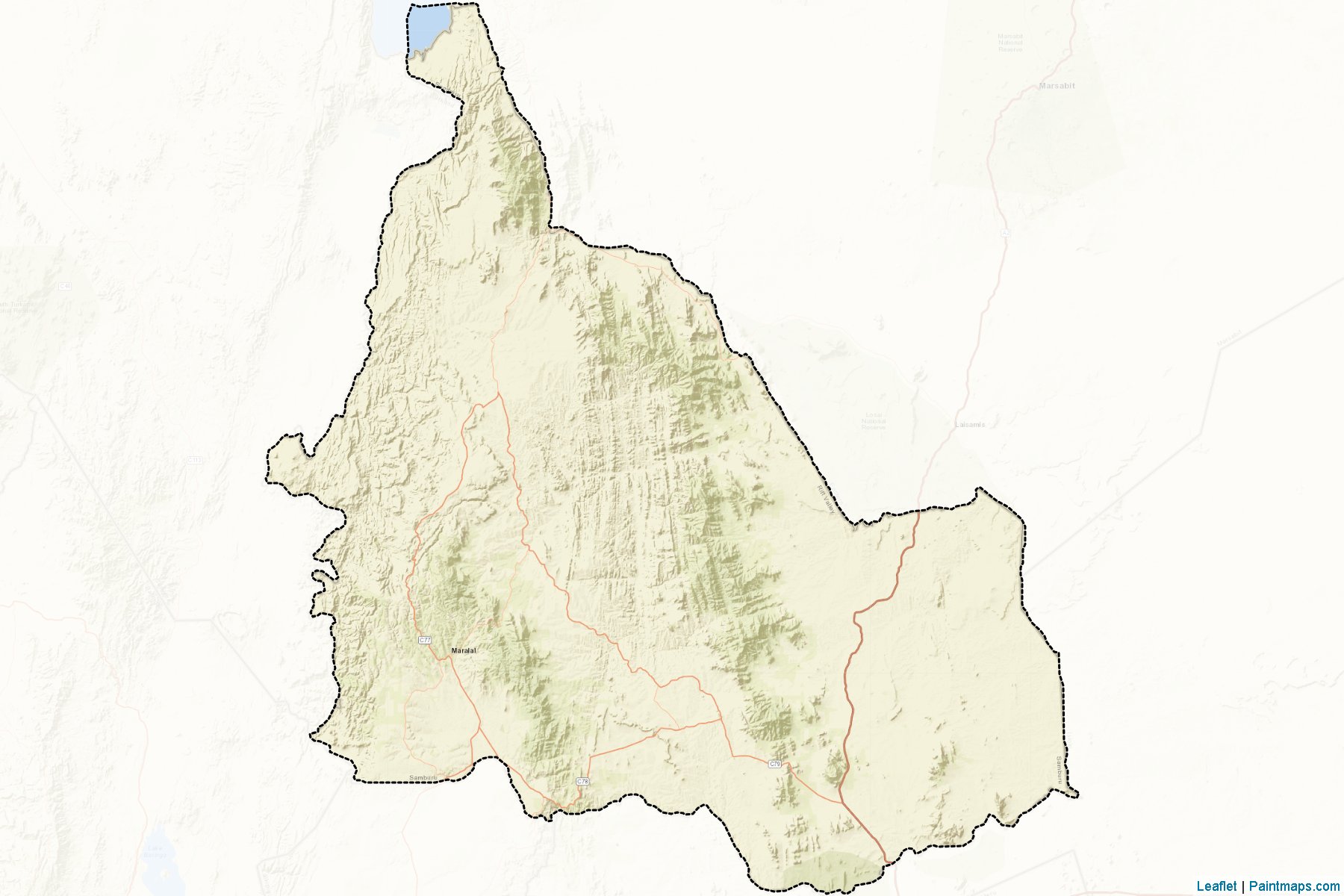 Samburu (Rift Valley) Map Cropping Samples-2