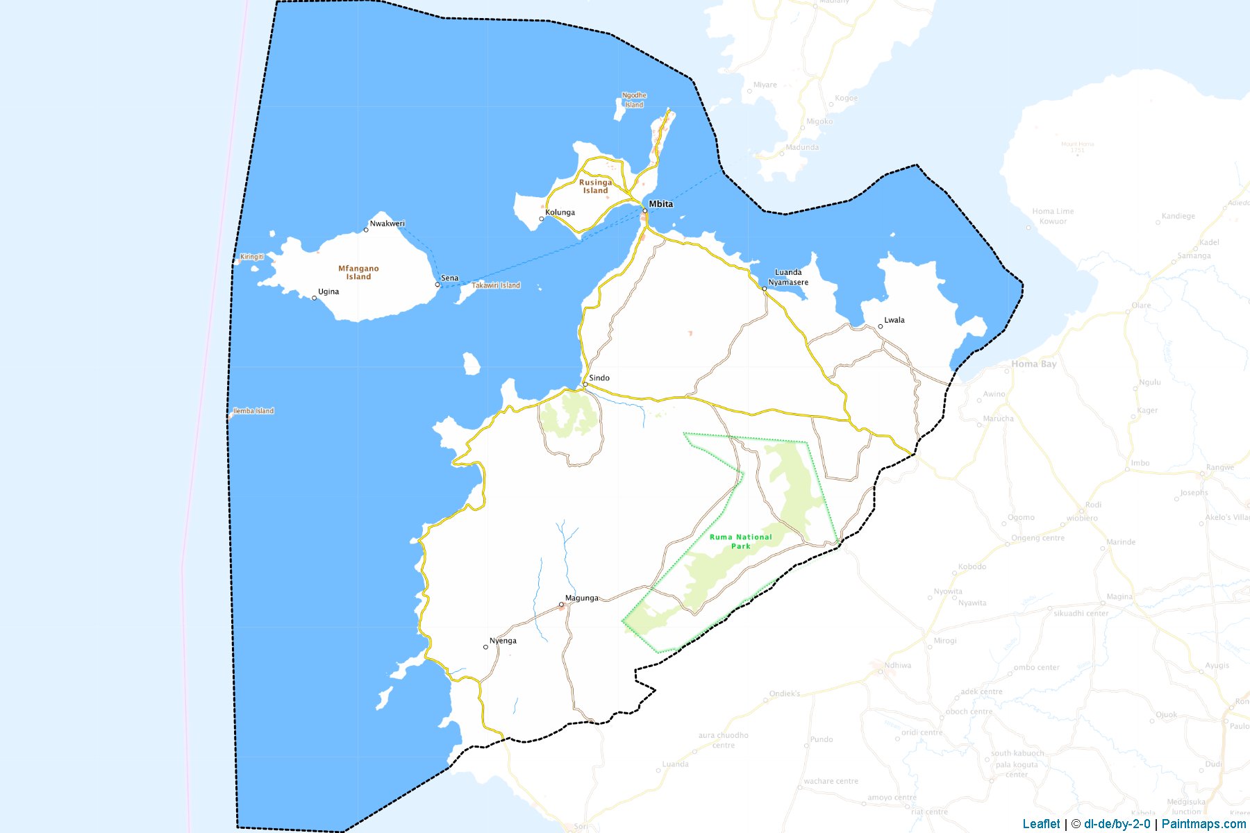 Muestras de recorte de mapas Suba (Nyanza)-1