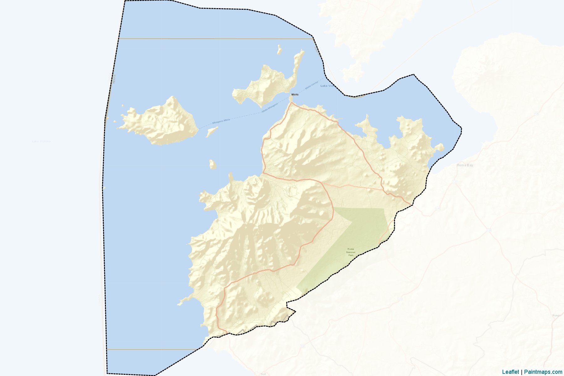 Muestras de recorte de mapas Suba (Nyanza)-2