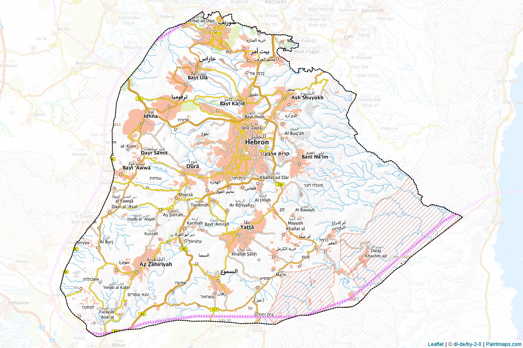 Hebron (West Bank) Map Cropping Samples-1