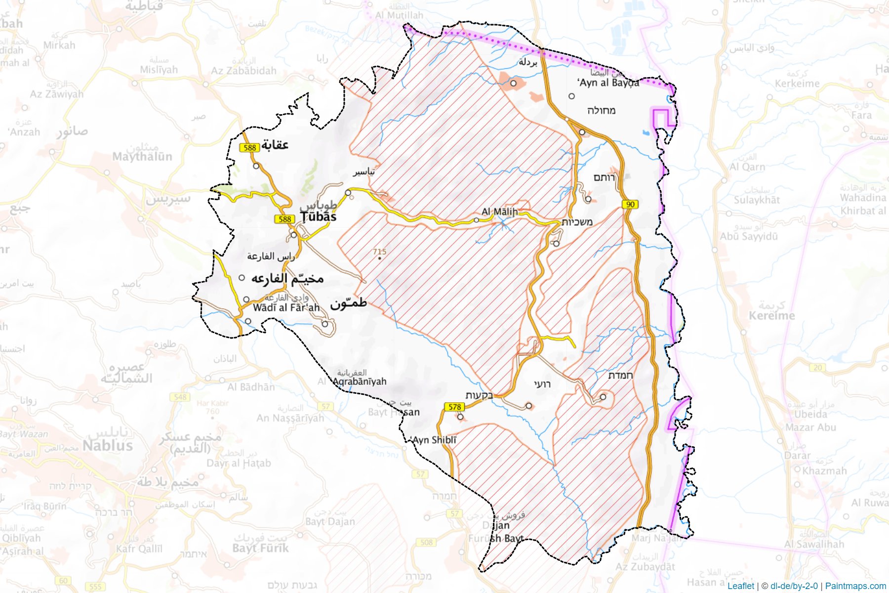 Tubas (West Bank) Map Cropping Samples-1