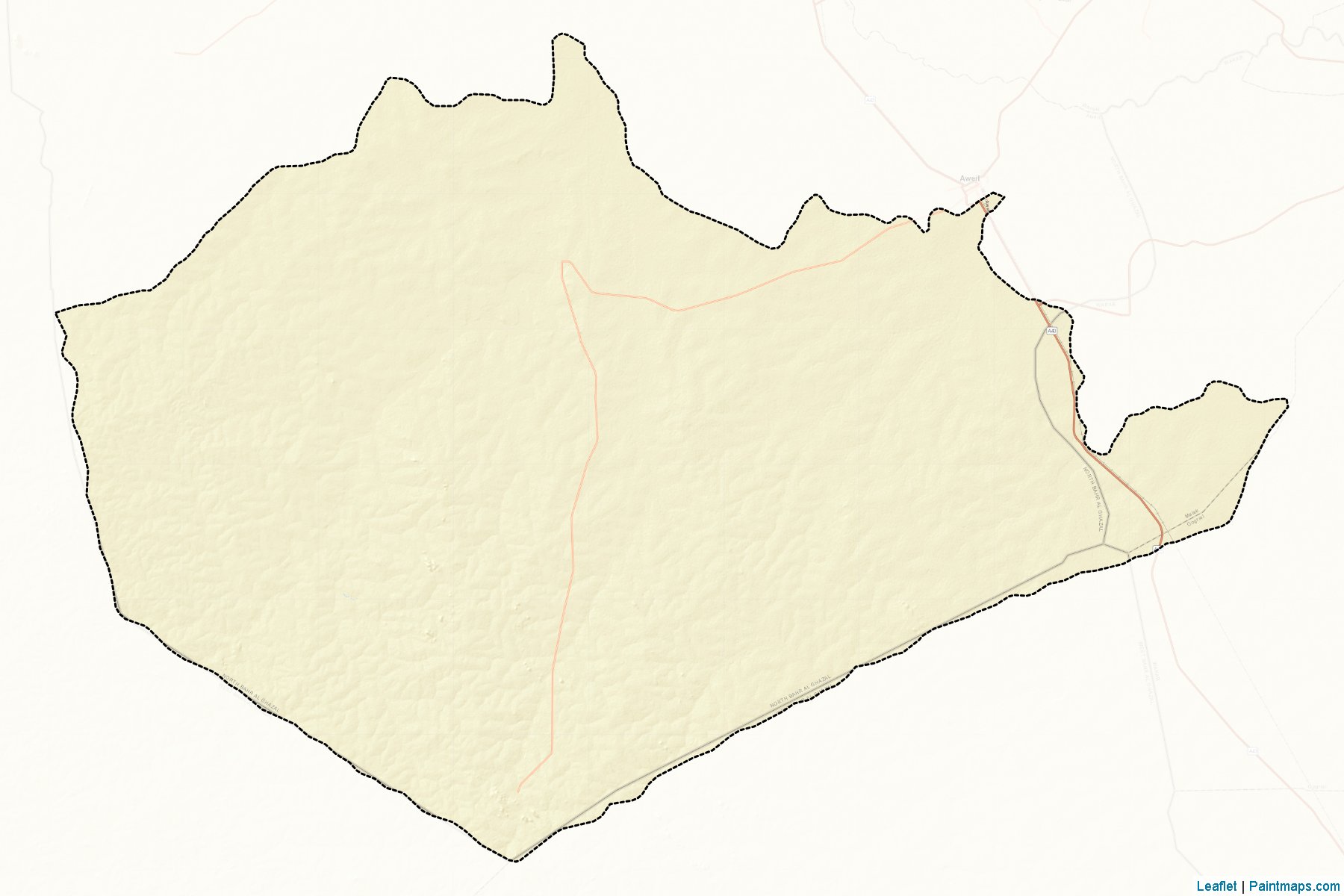 Aweil Centre (Northern Bahr al Ghazal) Map Cropping Samples-2