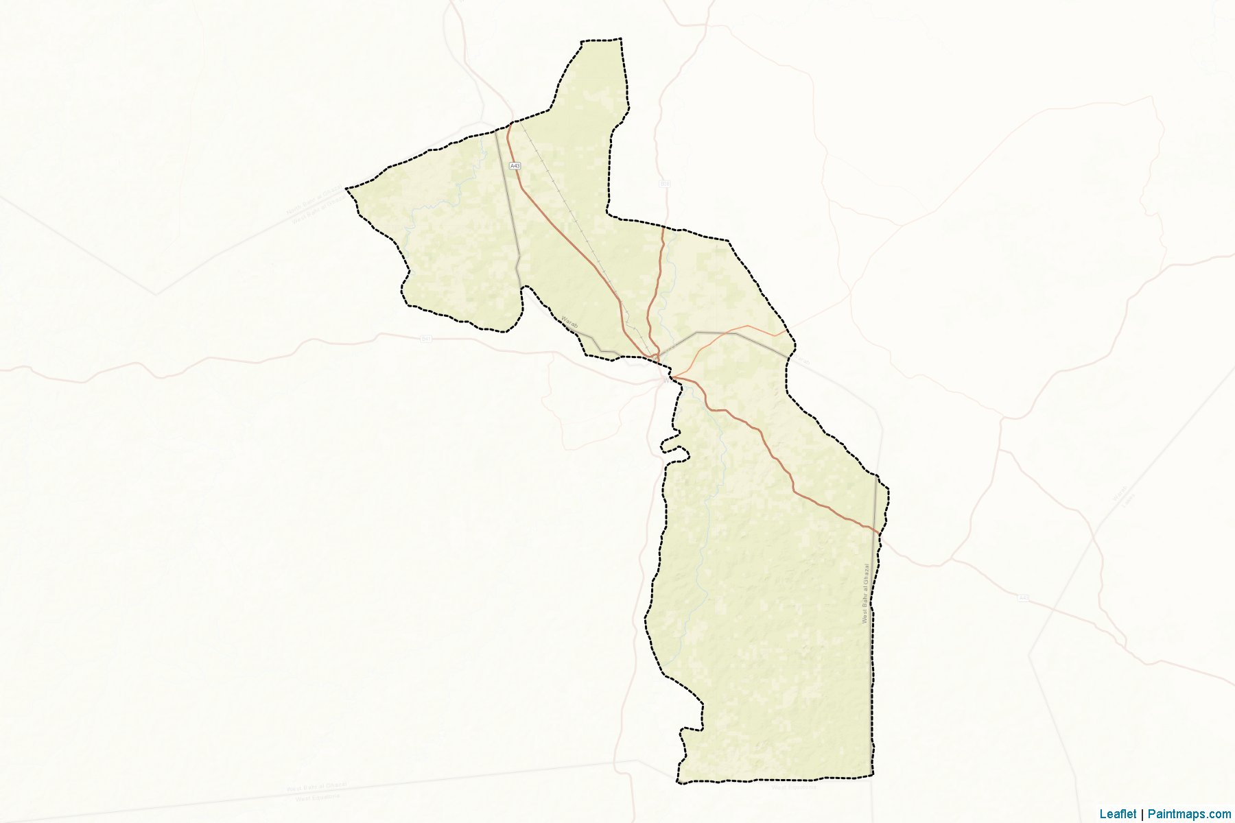 Jur River (Western Bahr el Ghazal) Map Cropping Samples-2