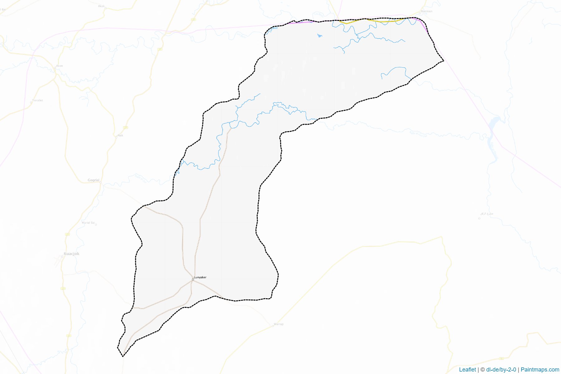 Gogrial Eest (Warrap) Map Cropping Samples-1