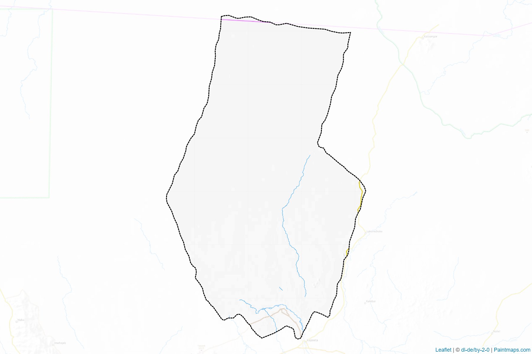 Kapoeta North (Doğu Equatoria) Haritası Örnekleri-1