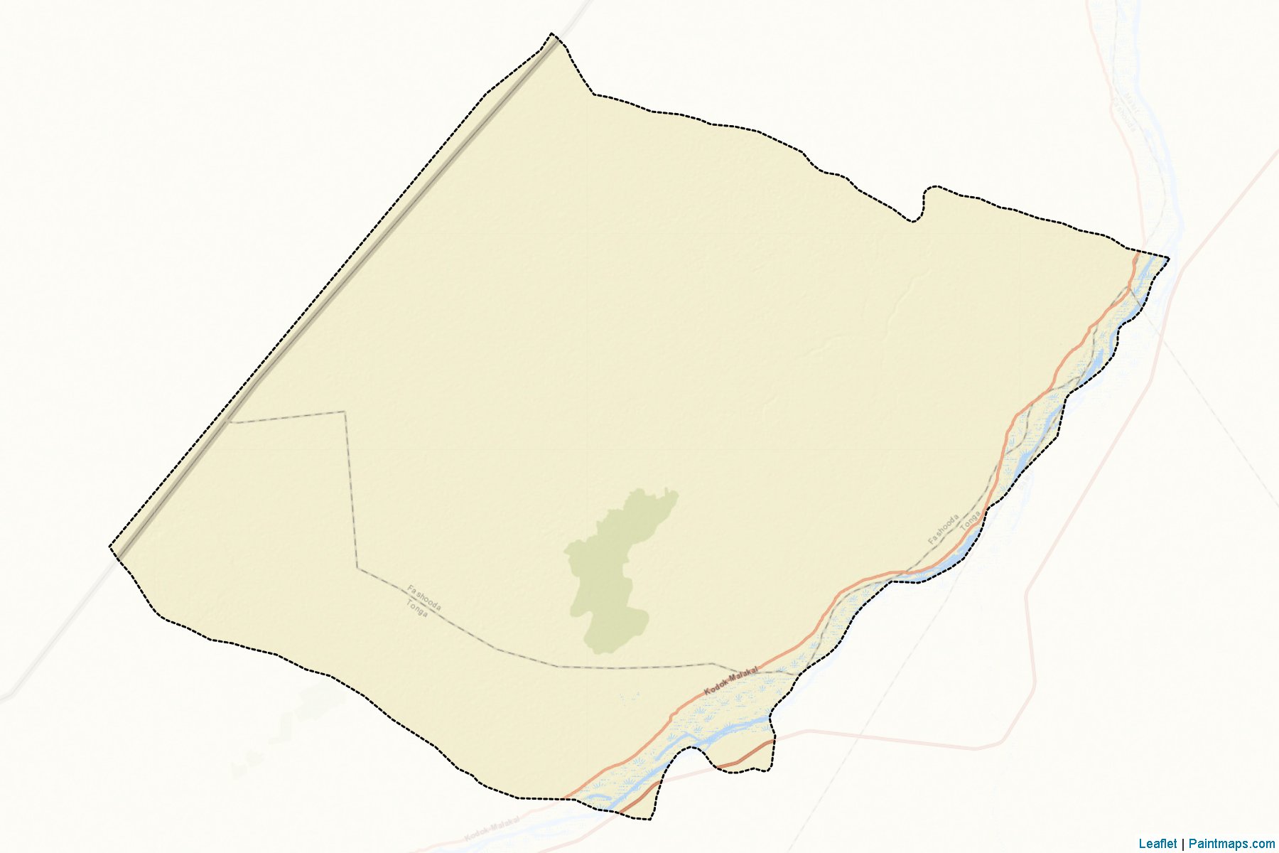 Fashoda (Upper Nile) Map Cropping Samples-2