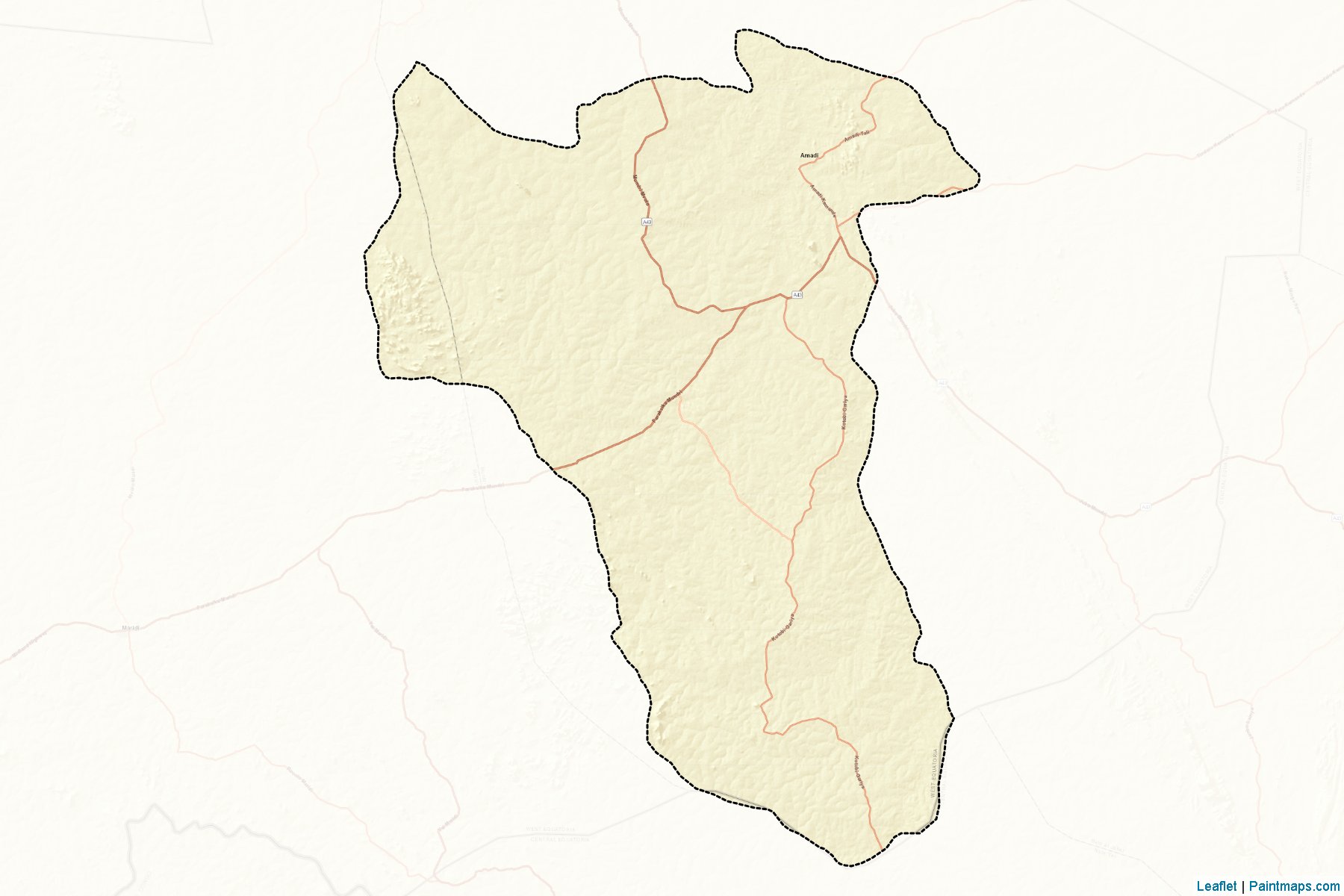 Mundri West (Western Equatoria) Map Cropping Samples-2