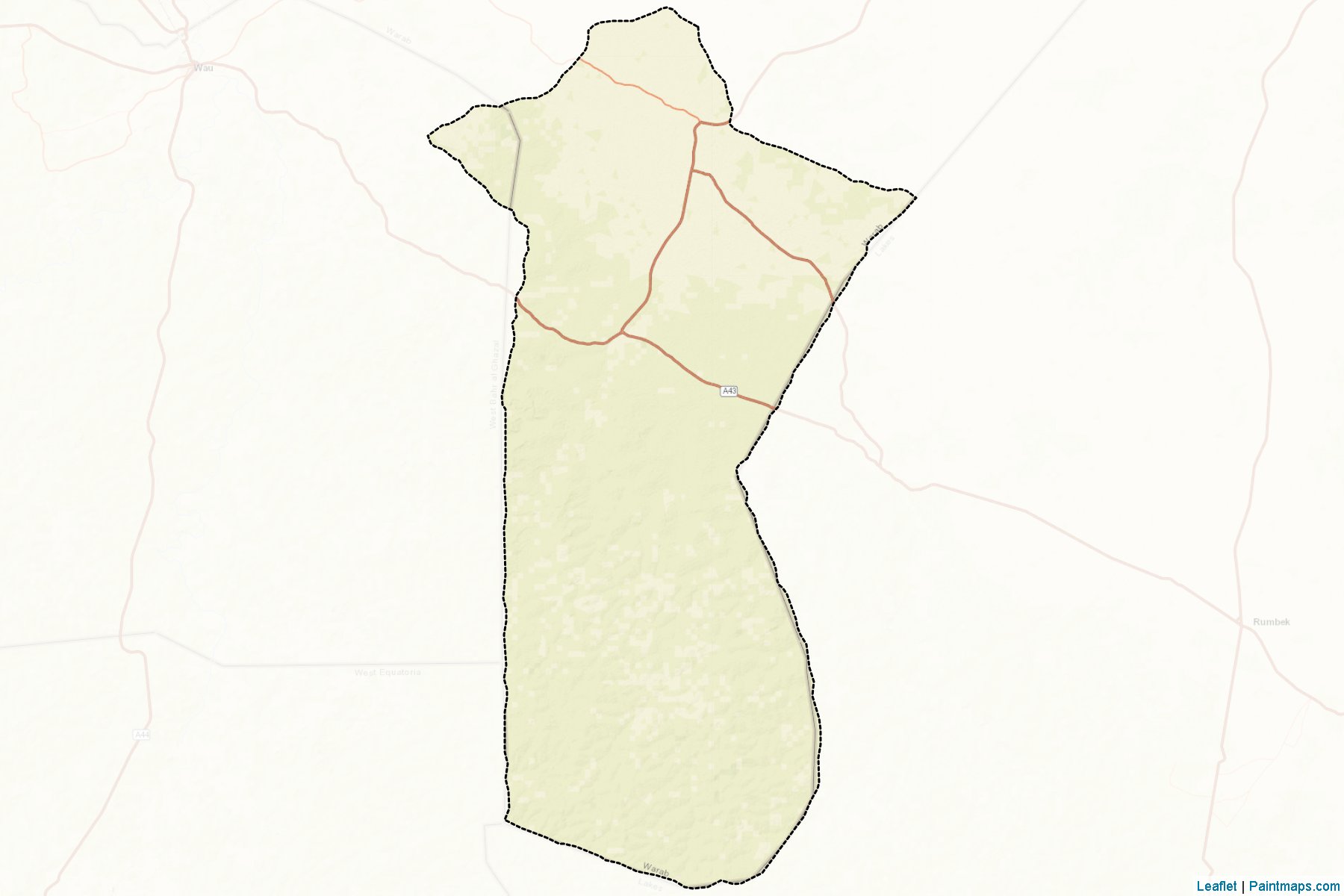 Tonj South (Warrap) Map Cropping Samples-2