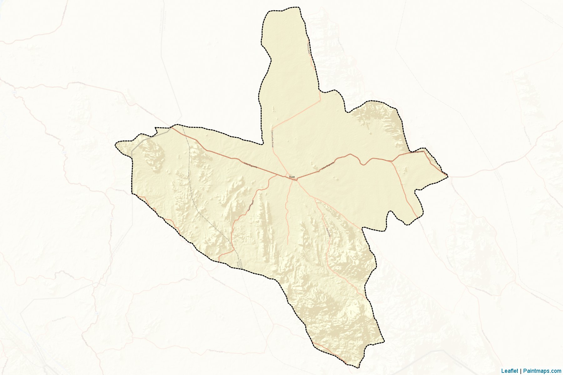 Torit (Doğu Equatoria) Haritası Örnekleri-2