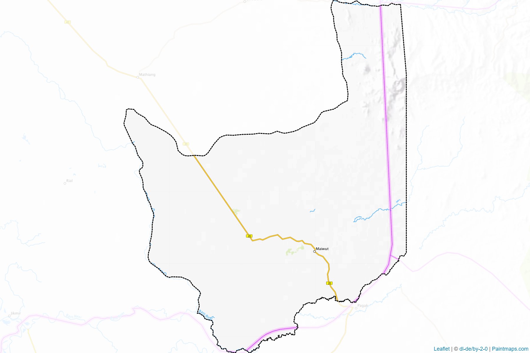 Maiwut (Upper Nile) Map Cropping Samples-1