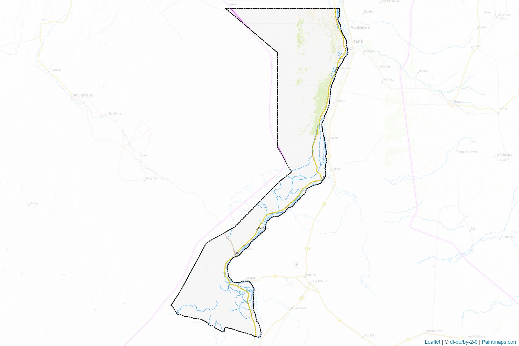 Manyo (Upper Nile) Map Cropping Samples-1