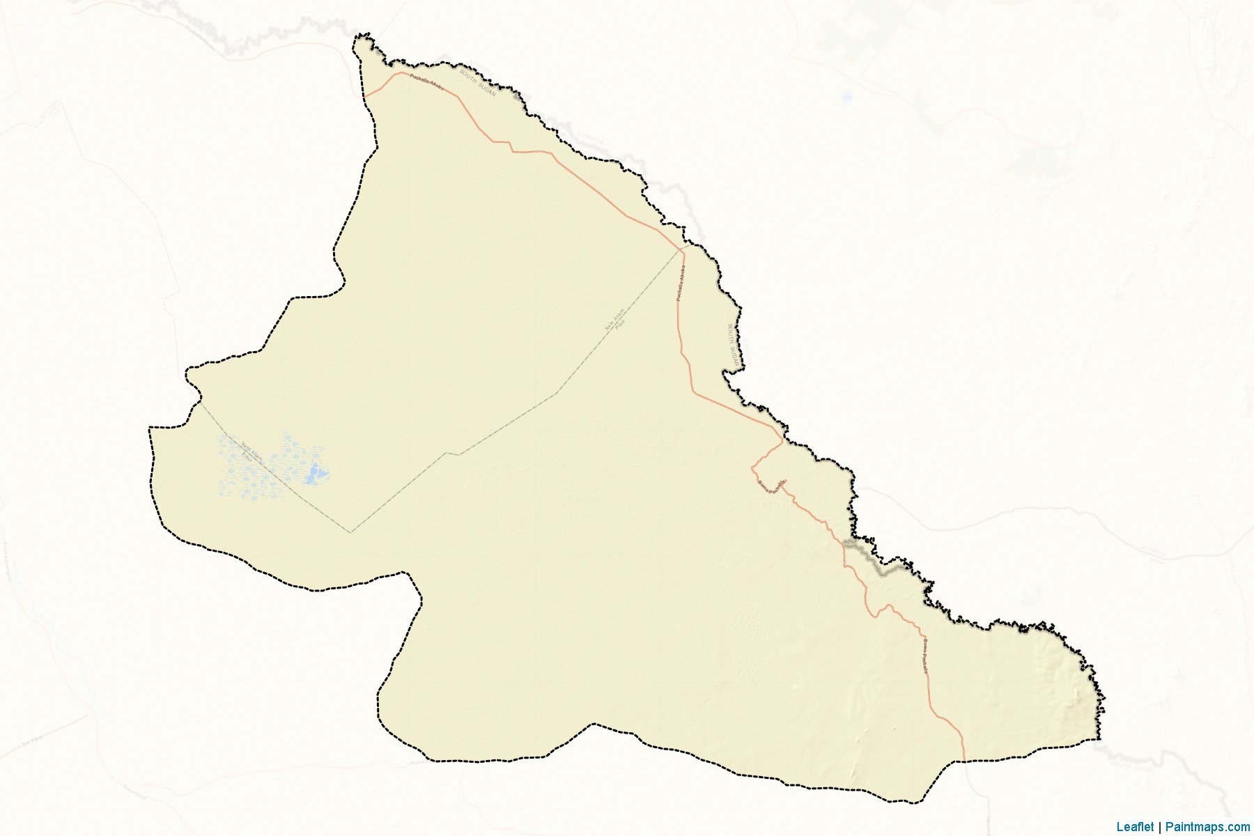 Pochalla (Jonglei) Map Cropping Samples-2