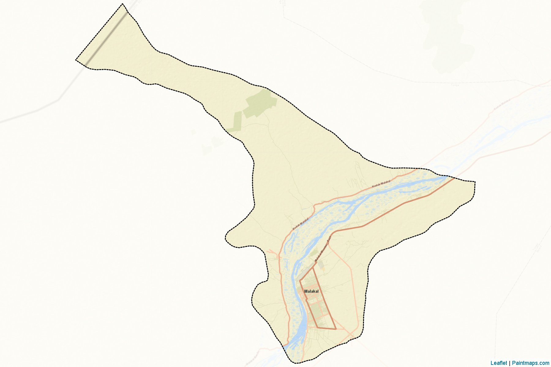 Malakal (Upper Nile) Map Cropping Samples-2