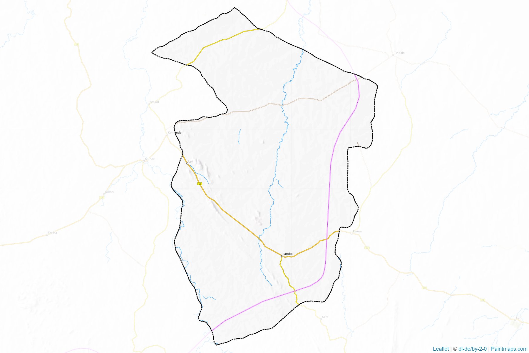 Mundri East (Western Equatoria) Map Cropping Samples-1