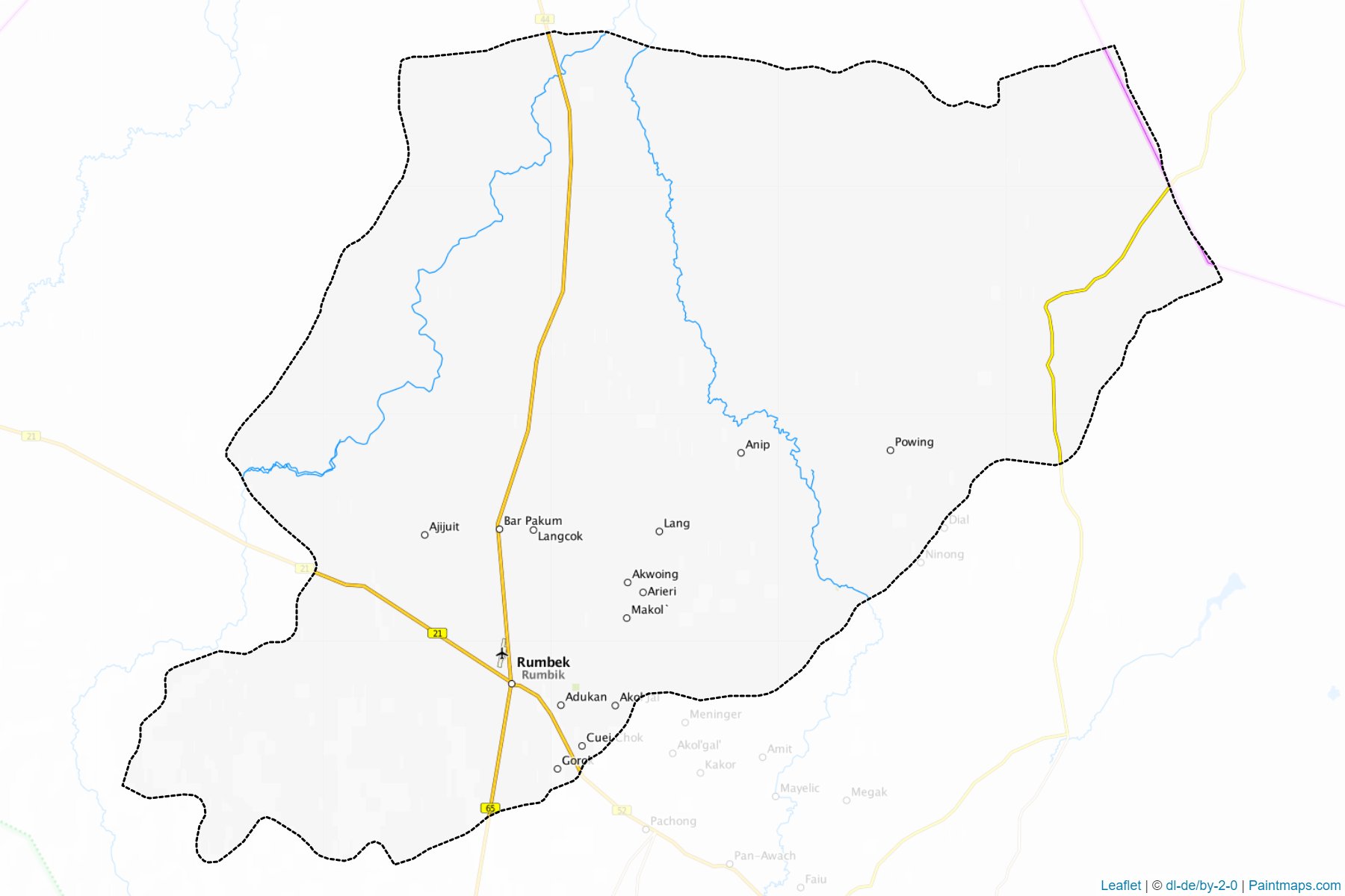 Rumbek Centre (Lakes) Map Cropping Samples-1