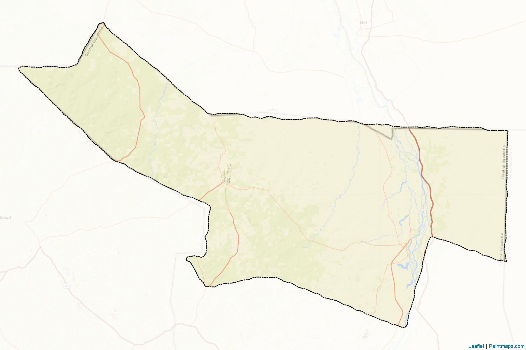 Terekeka (Central Equatoria) Map Cropping Samples-2