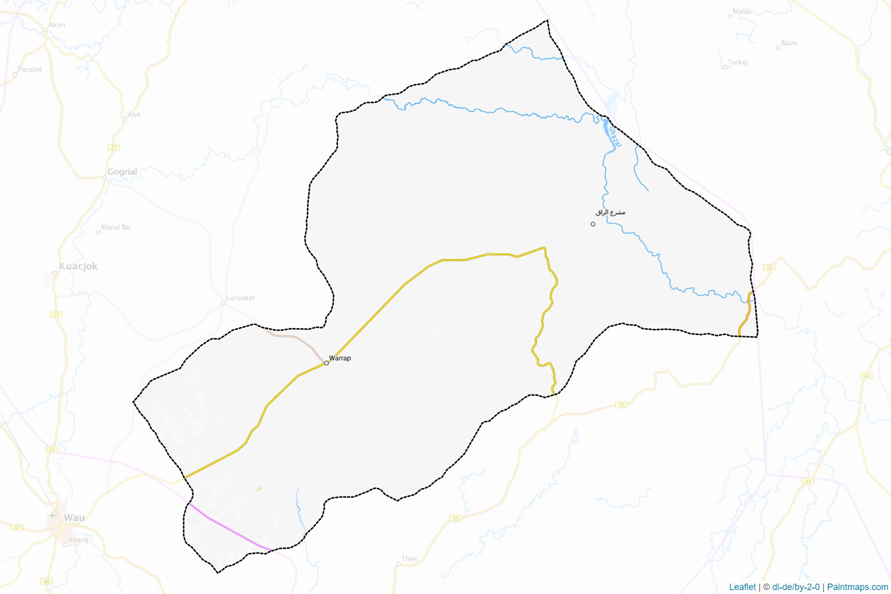 Tonj North (Warrap) Map Cropping Samples-1