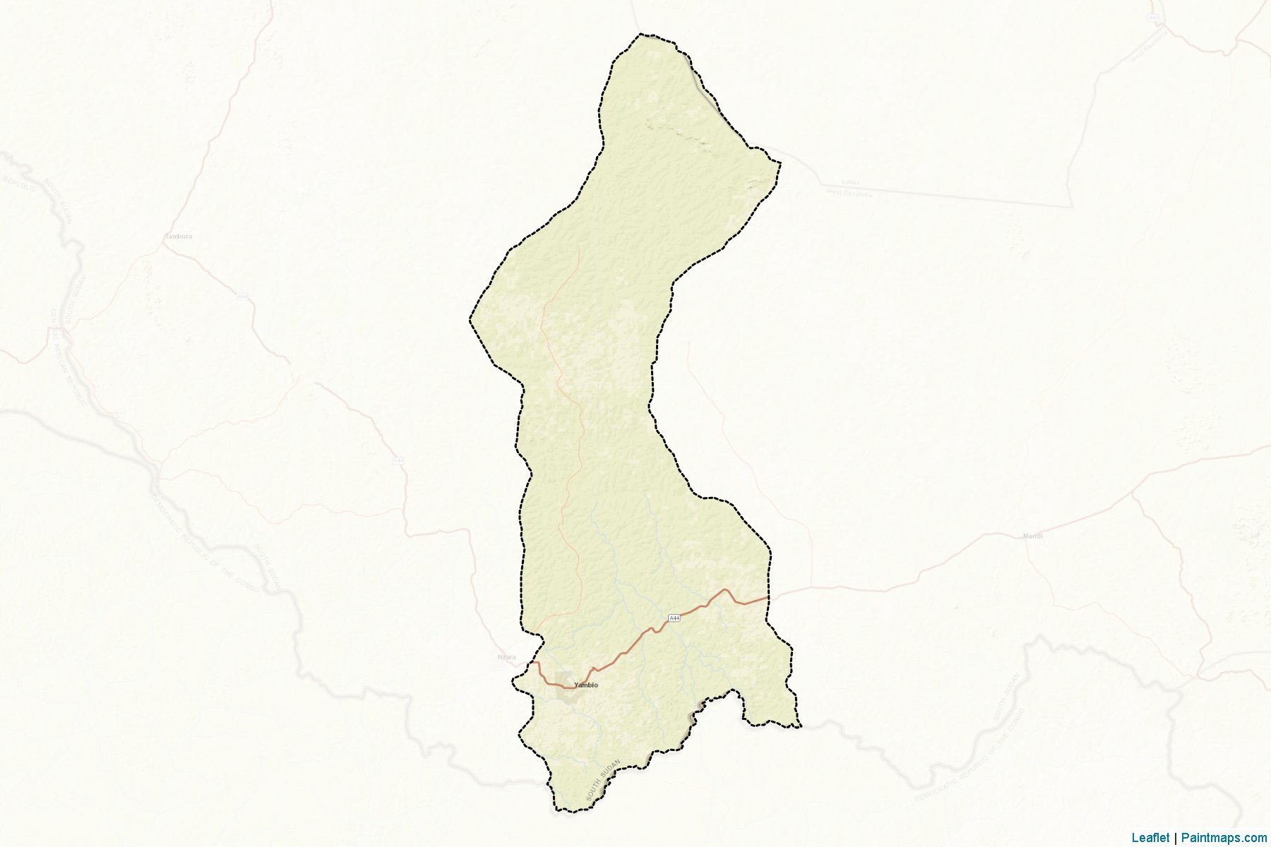 Yambio (Western Equatoria) Map Cropping Samples-2