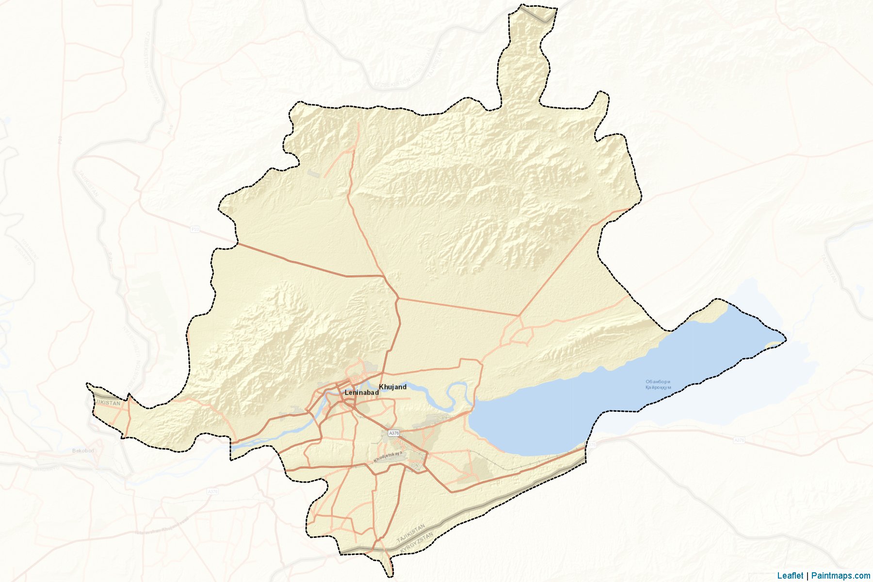 Bobojon Ghafurov (Leninobod) Map Cropping Samples-2