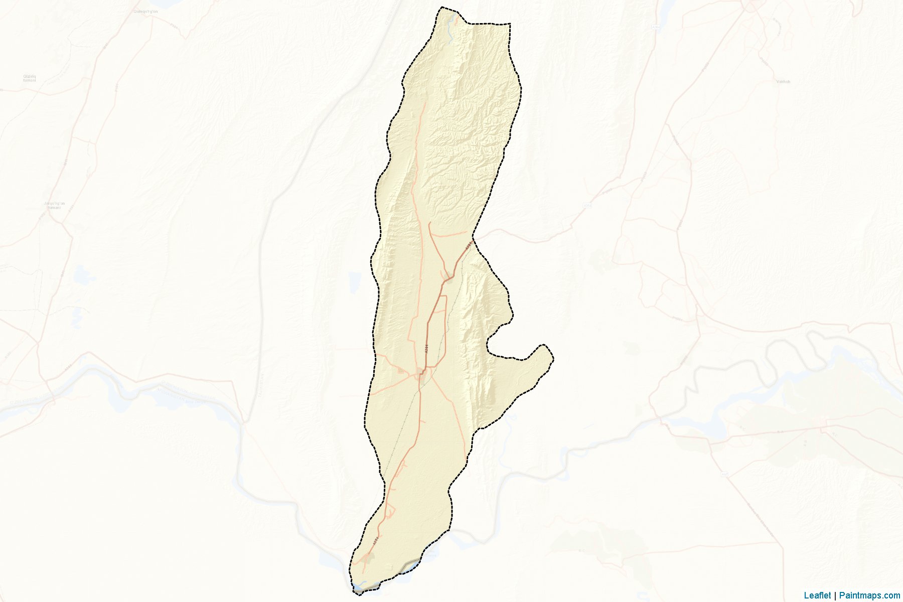 Qubodiyon (Khatlon) Map Cropping Samples-2