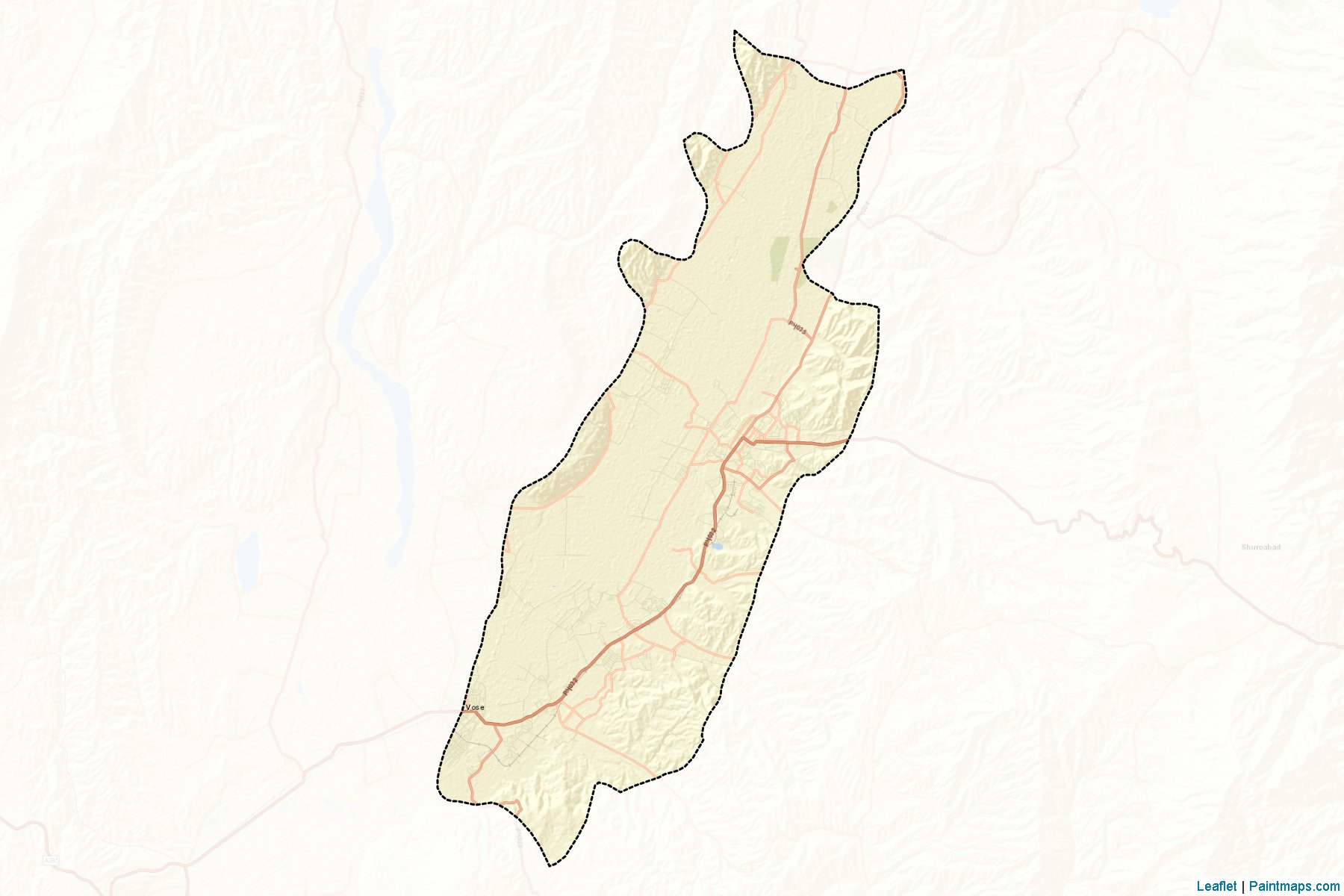 Kulob (Khatlon) Map Cropping Samples-2