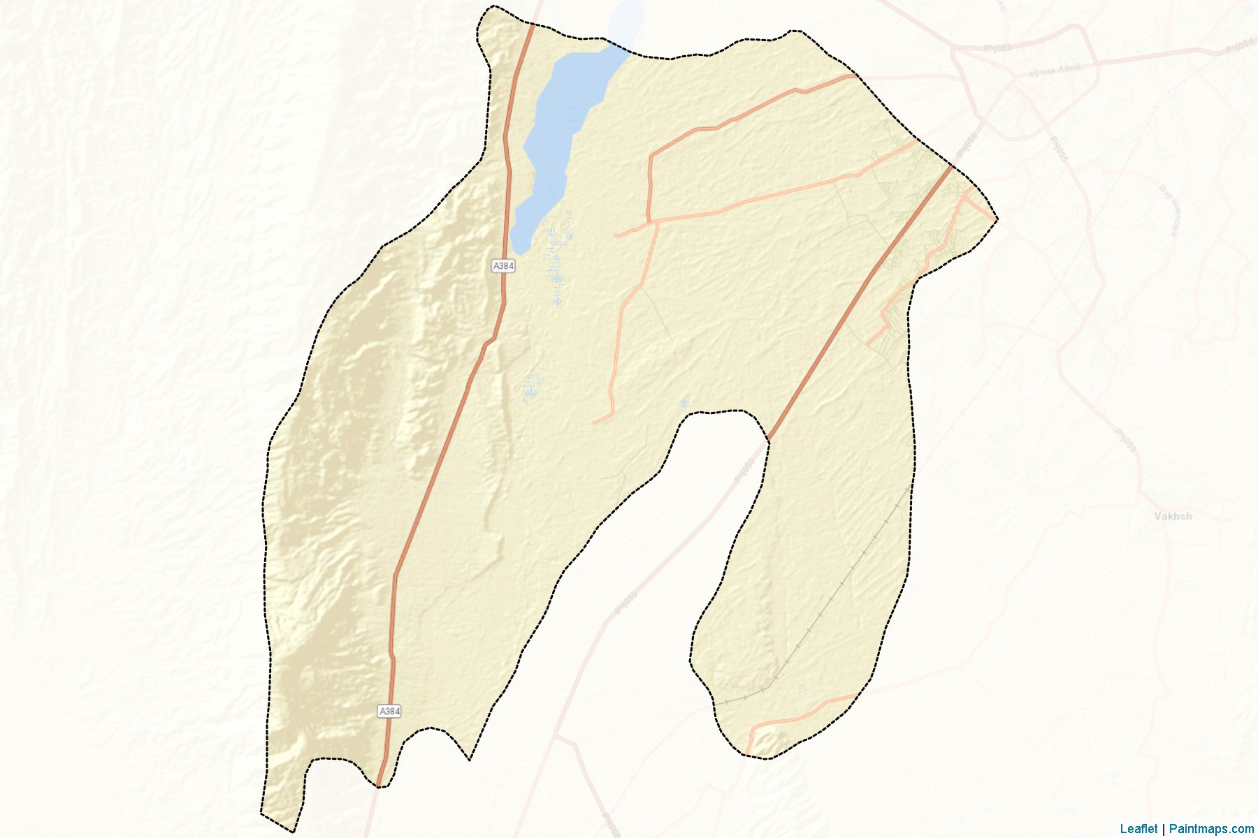 Muestras de recorte de mapas Qurghonteppa (Khatlon)-2