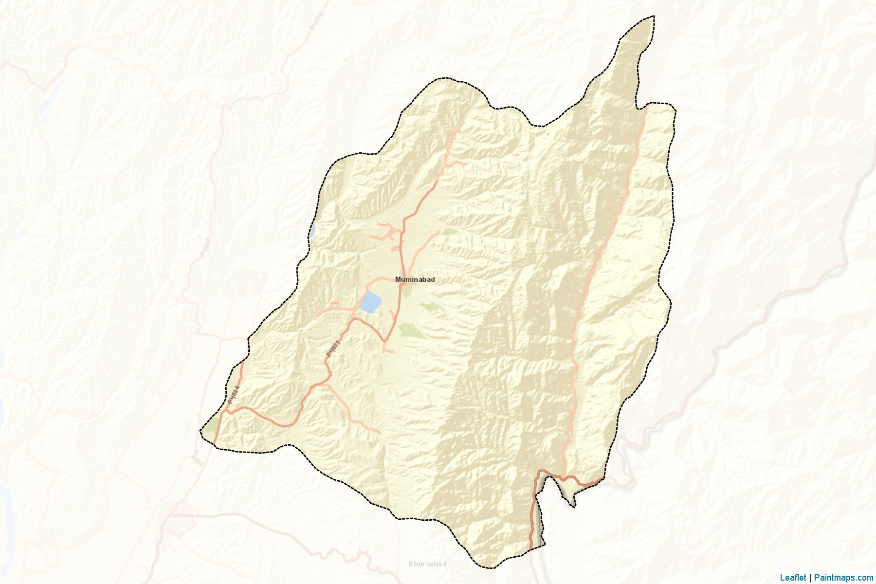 Mu'minobod (Khatlon) Map Cropping Samples-2