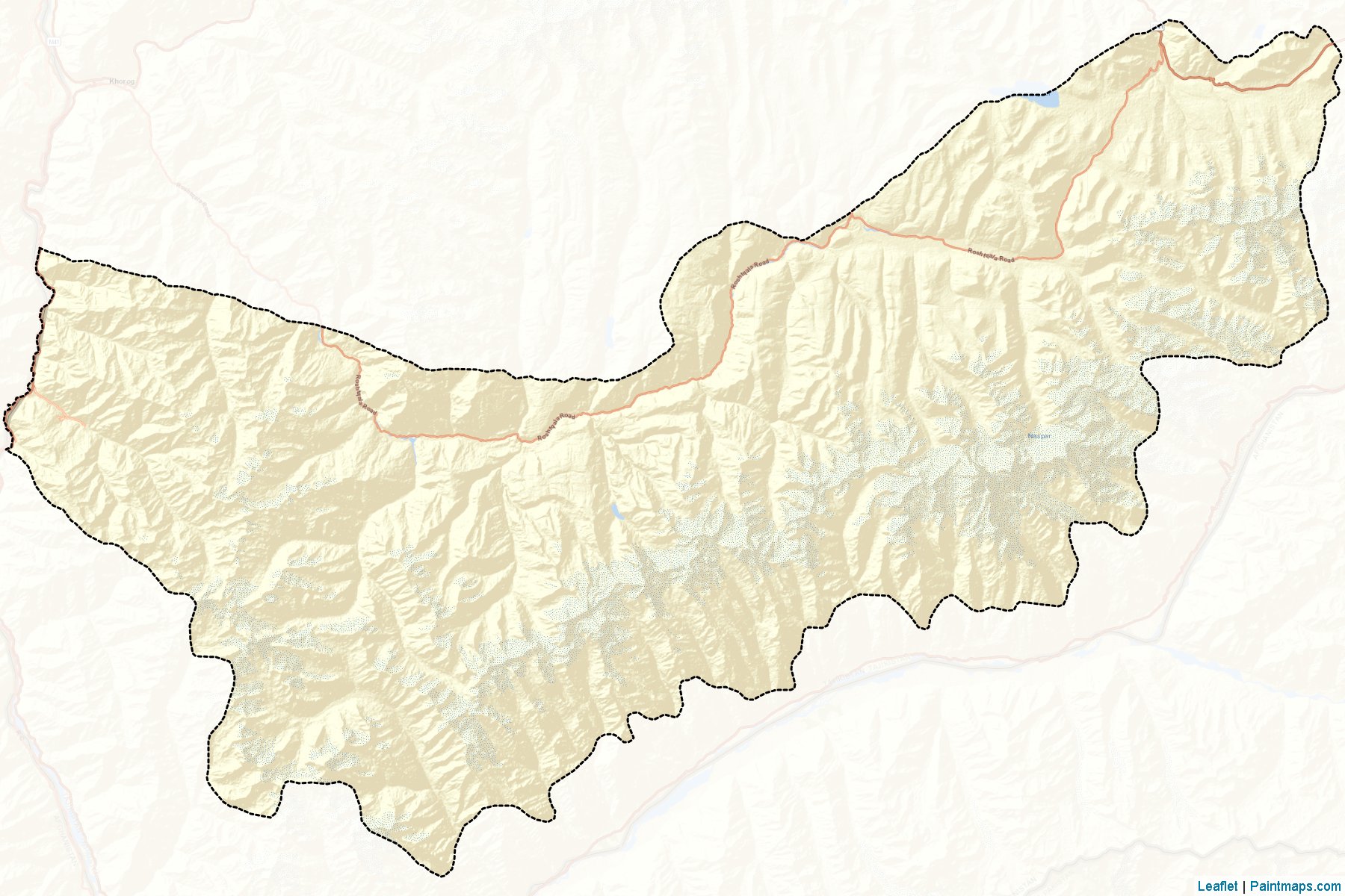 Roshtqal'a (Kuhistoni Badakhshon) Map Cropping Samples-2