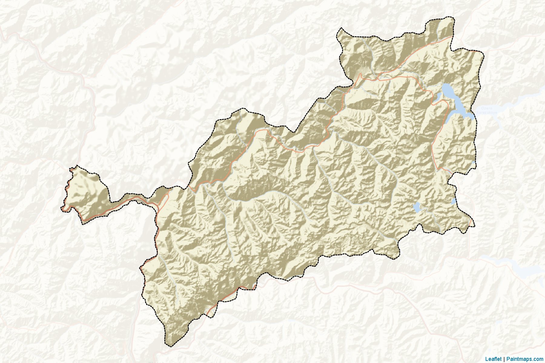 Rushon (Kuhistoni Badakhshon) Map Cropping Samples-2