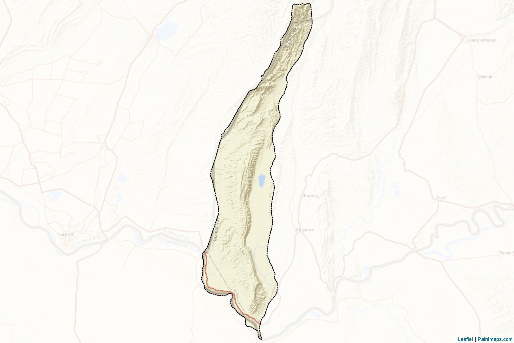 Shahritus (Khatlon) Map Cropping Samples-2