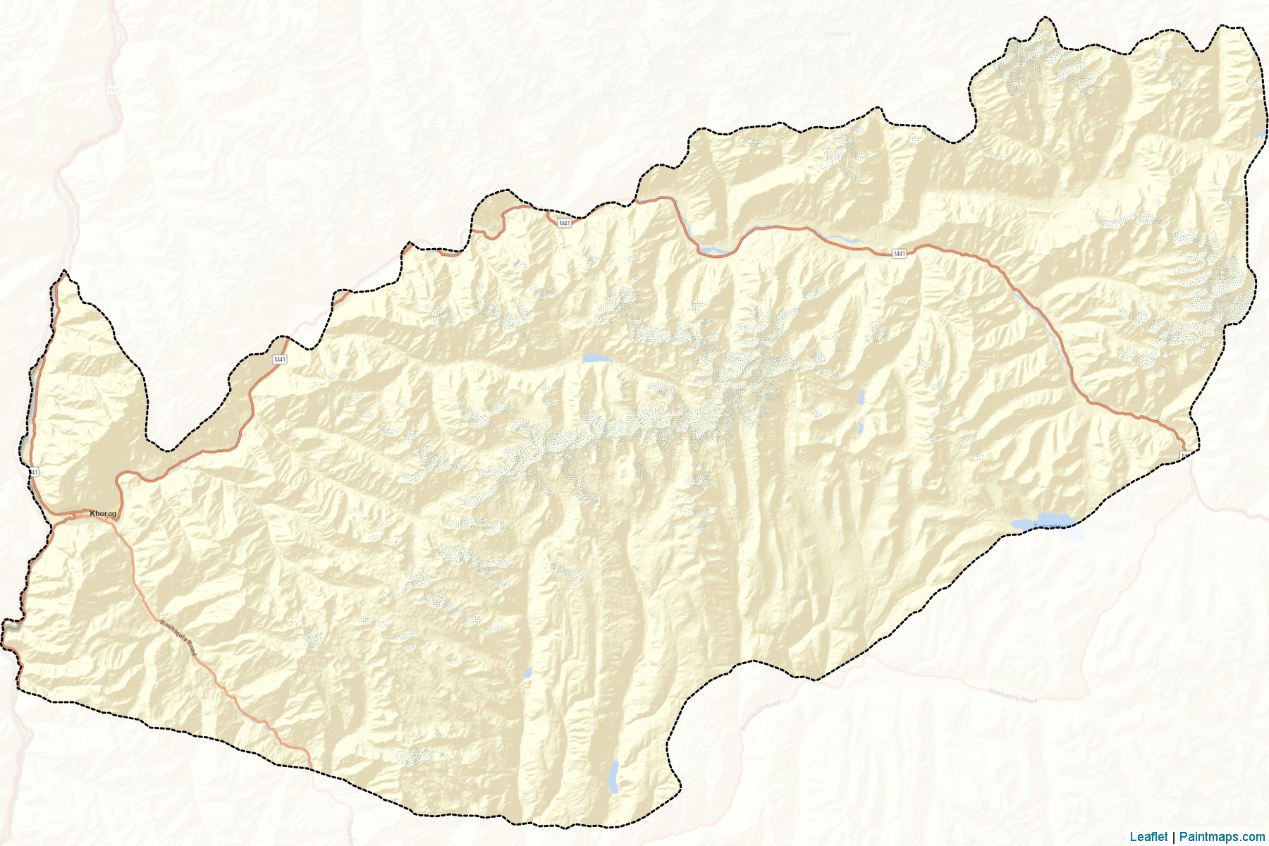 Shughnon (Kuhistoni Badakhshon) Map Cropping Samples-2