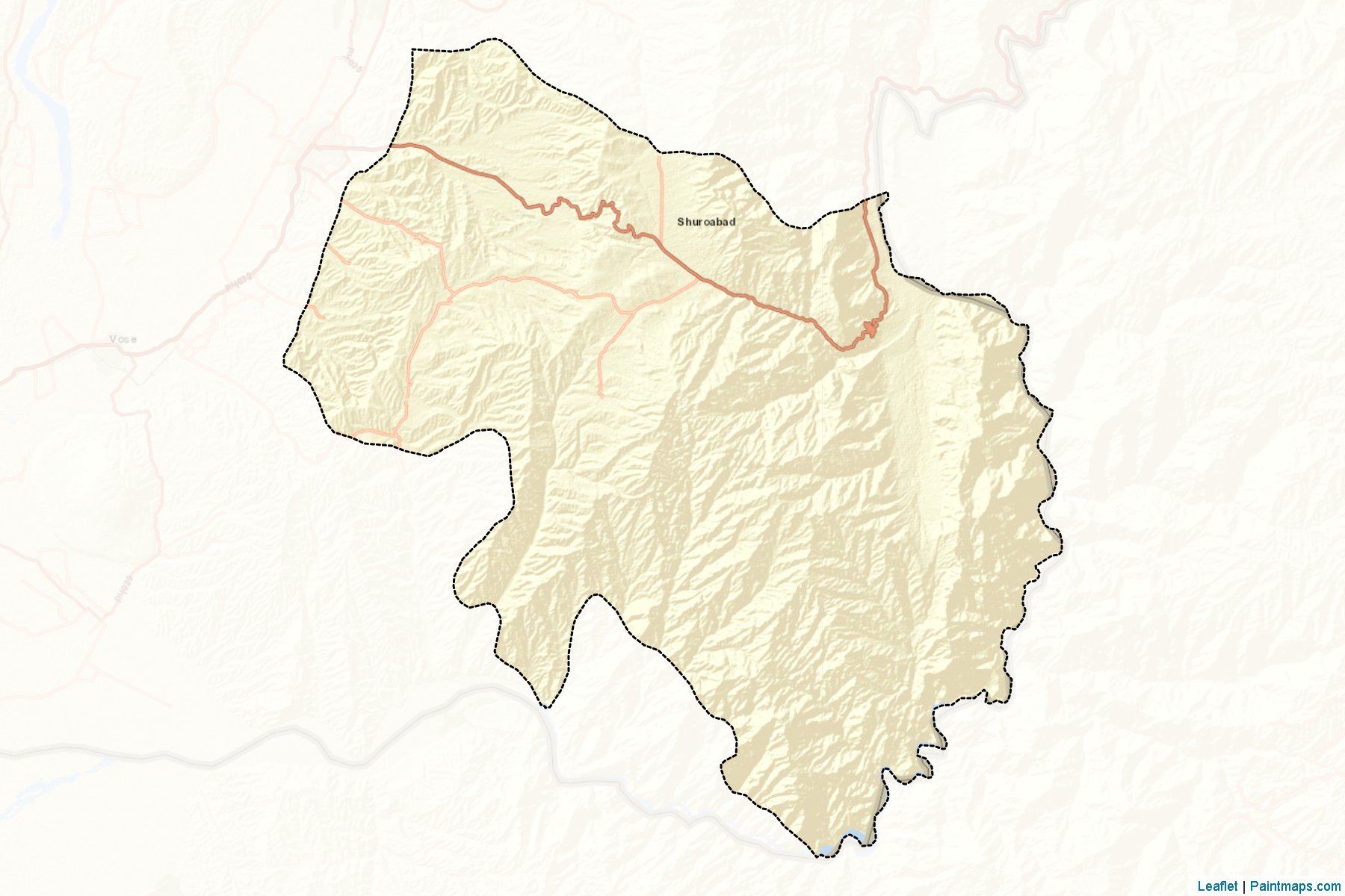 Shuroobod (Khatlon) Map Cropping Samples-2