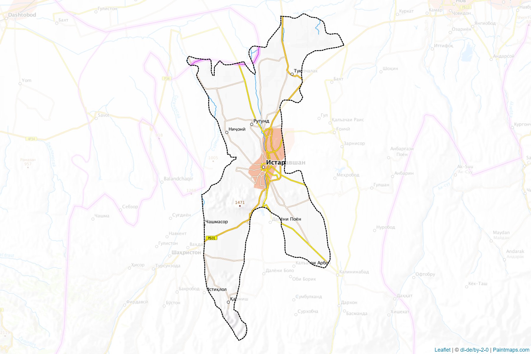 Istaravshan (Leninobod) Map Cropping Samples-1