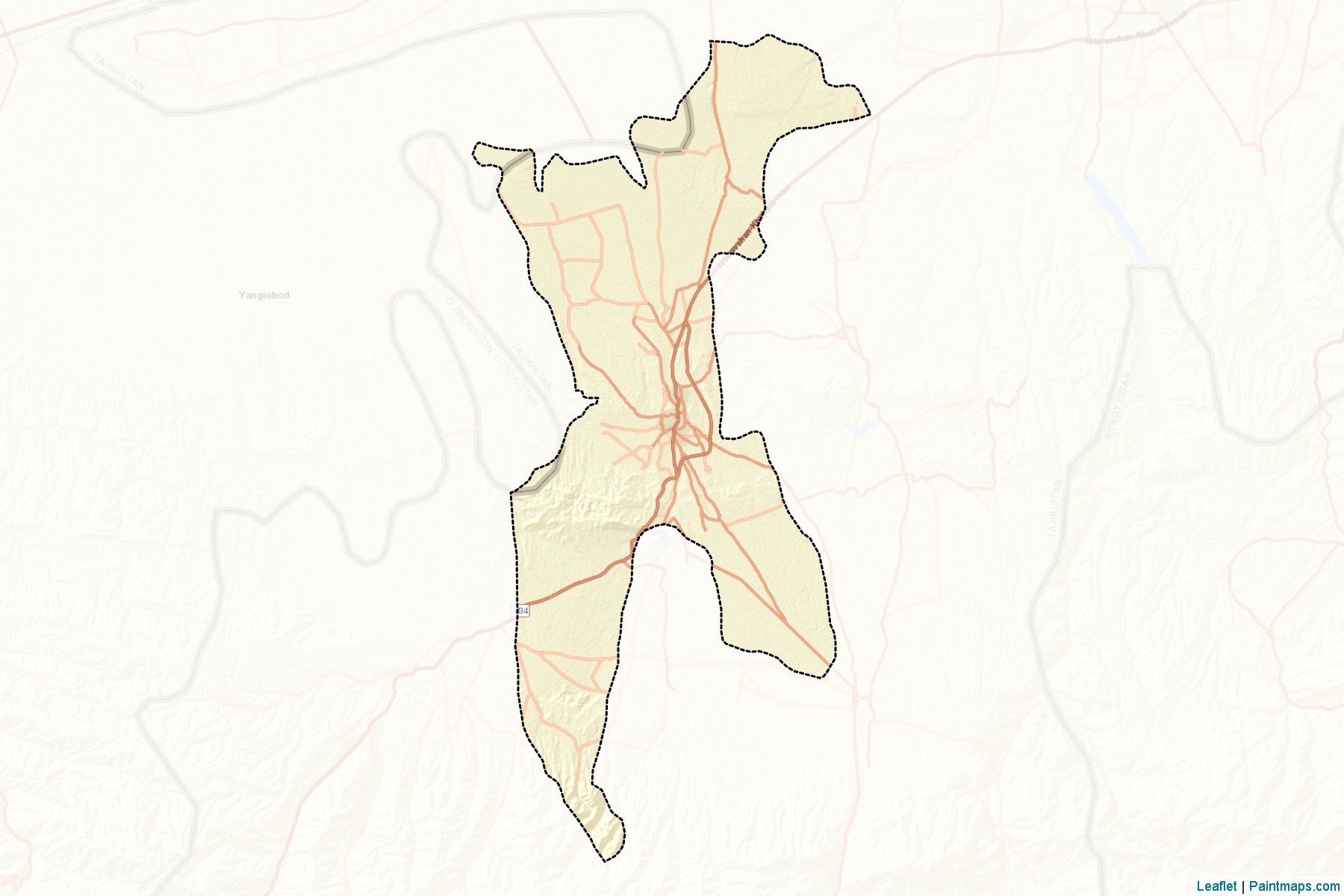 Istaravshan (Leninobod) Map Cropping Samples-2