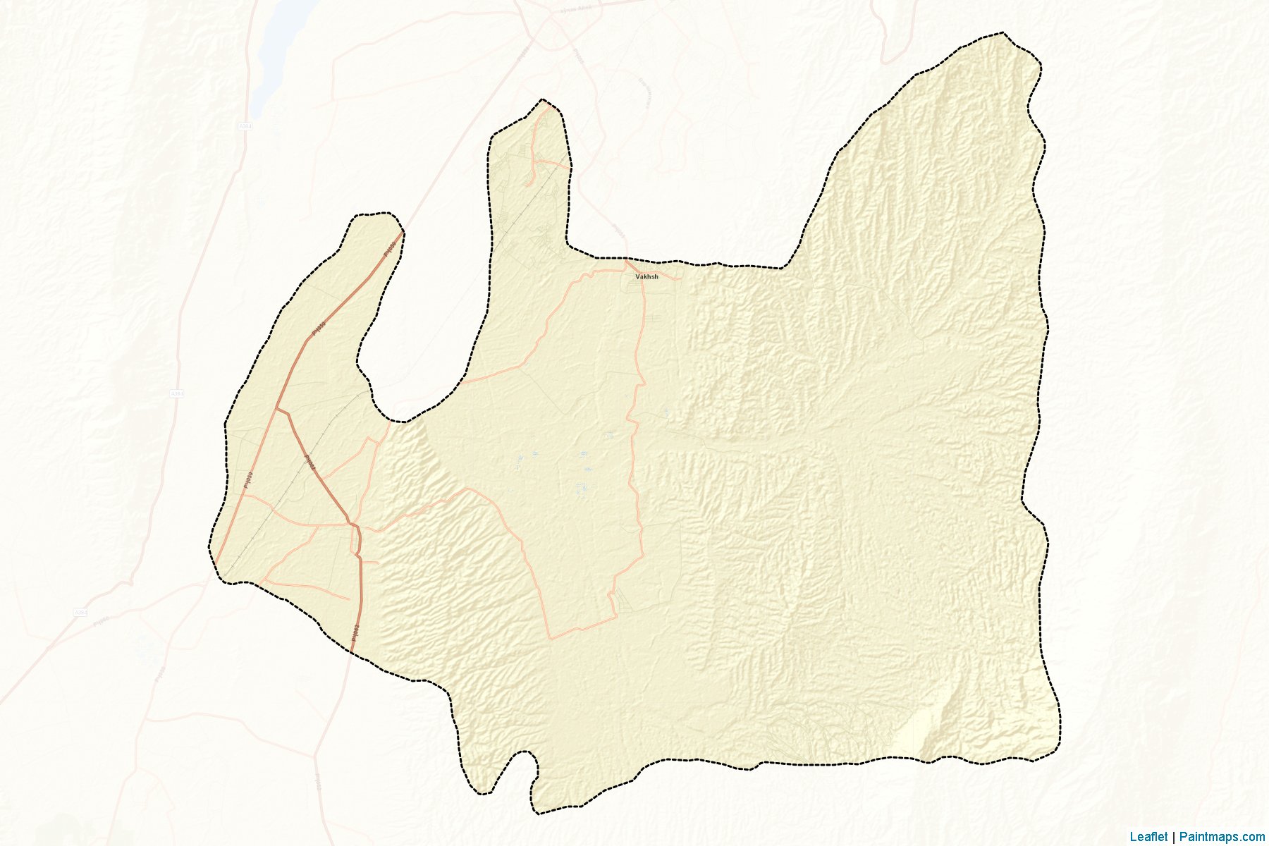 Vakhsh (Khatlon) Map Cropping Samples-2