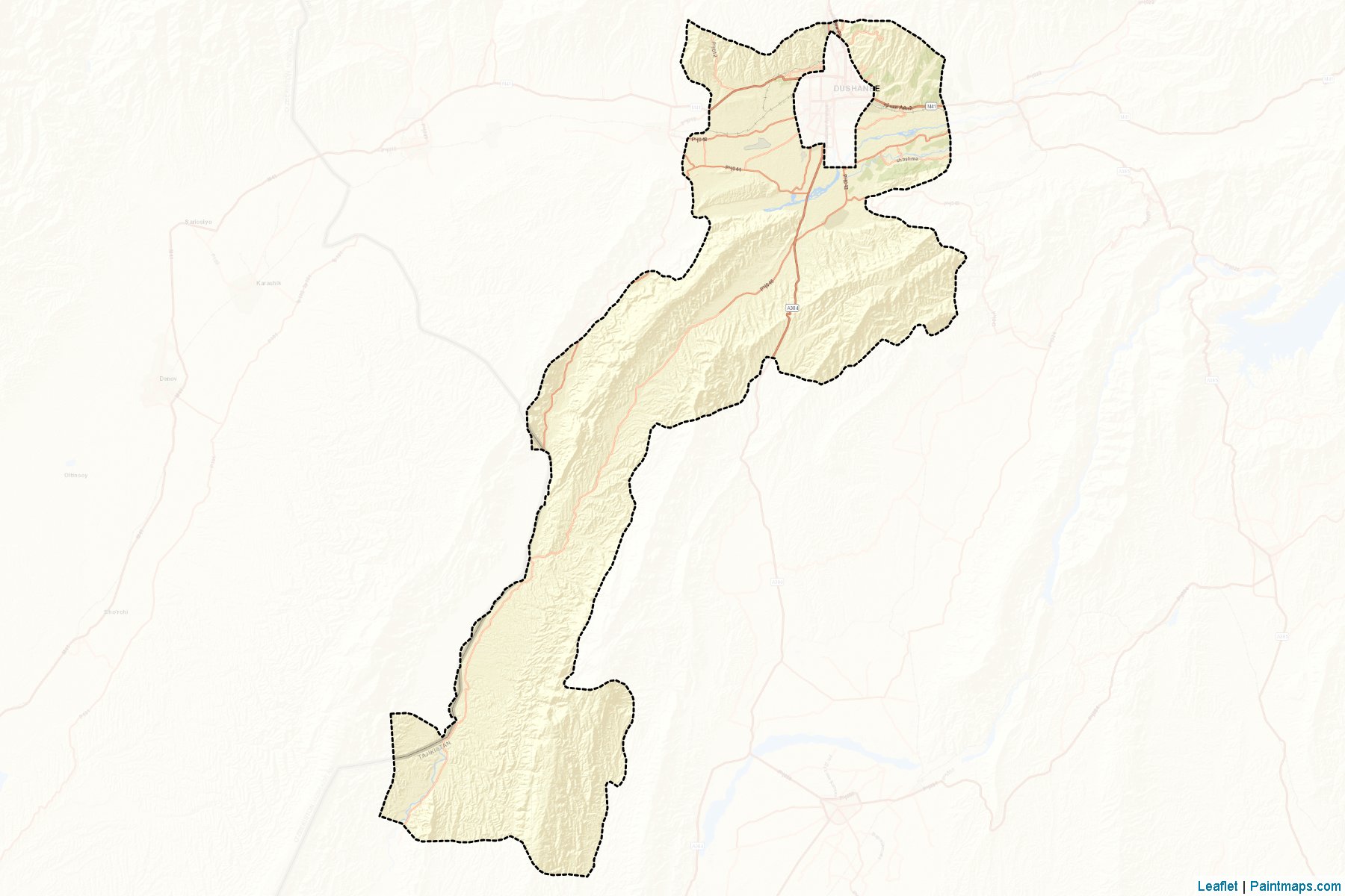 Rudaki (Karategin) Map Cropping Samples-2