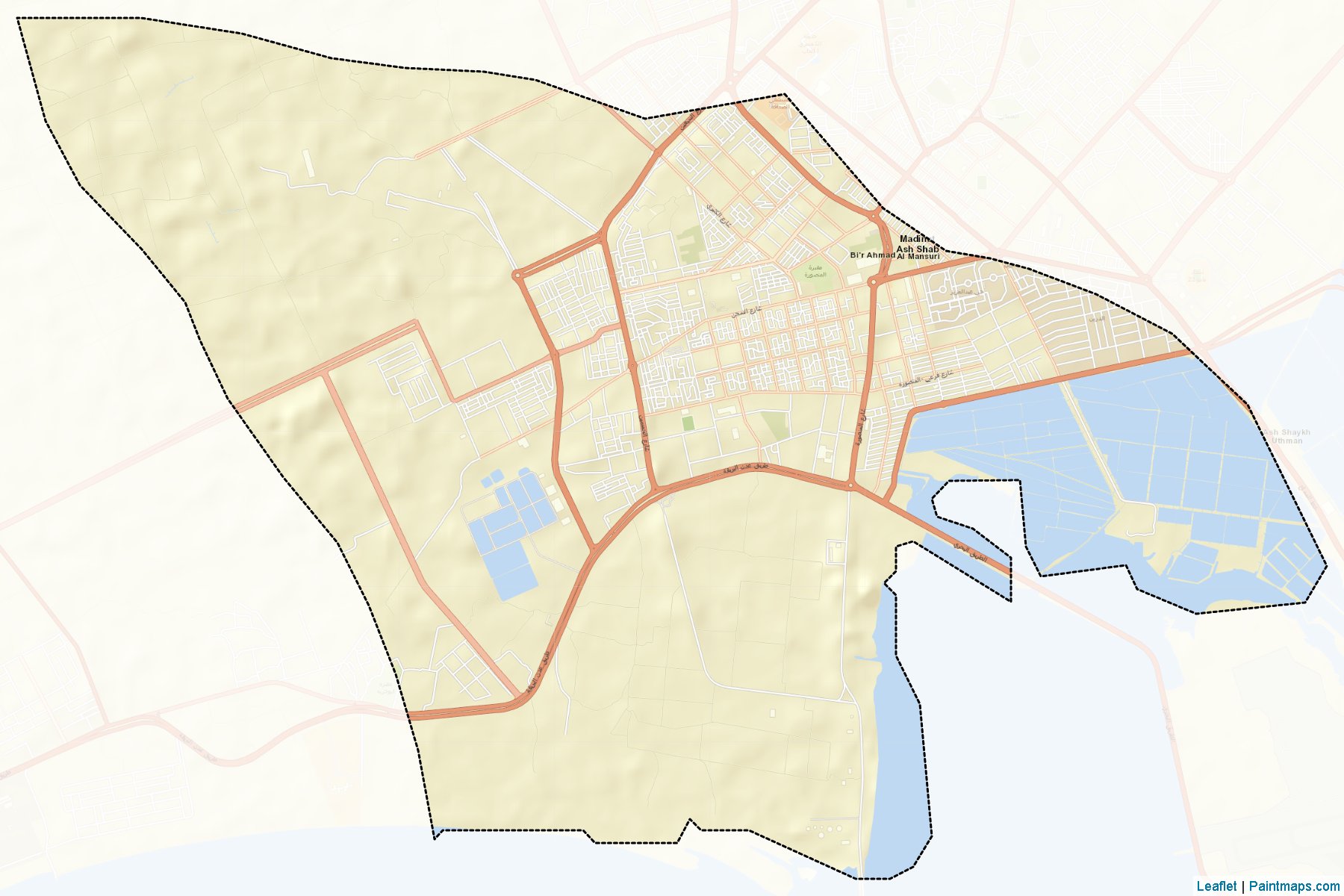 Al Mansura (`Adan) Map Cropping Samples-2