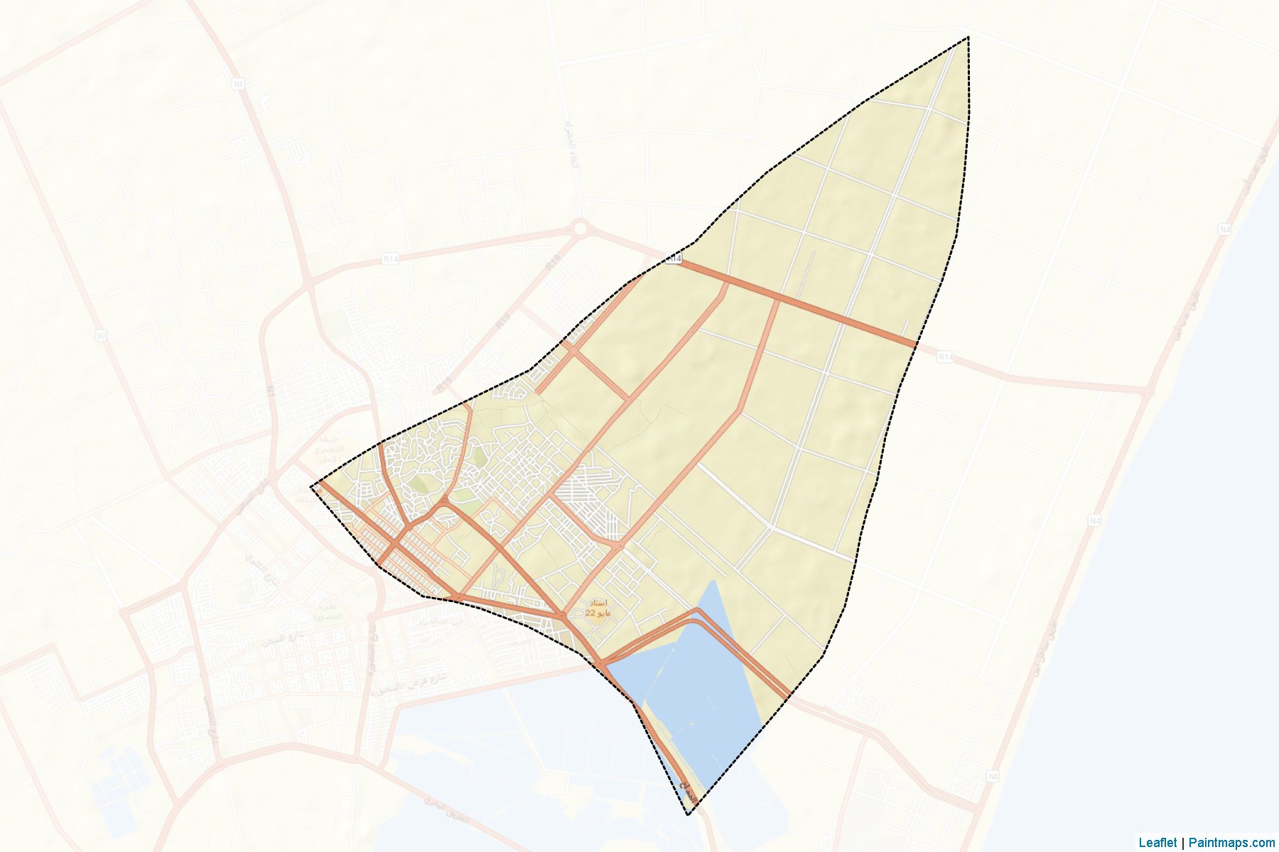 Ash Shaikh Outhman (`Adan) Map Cropping Samples-2