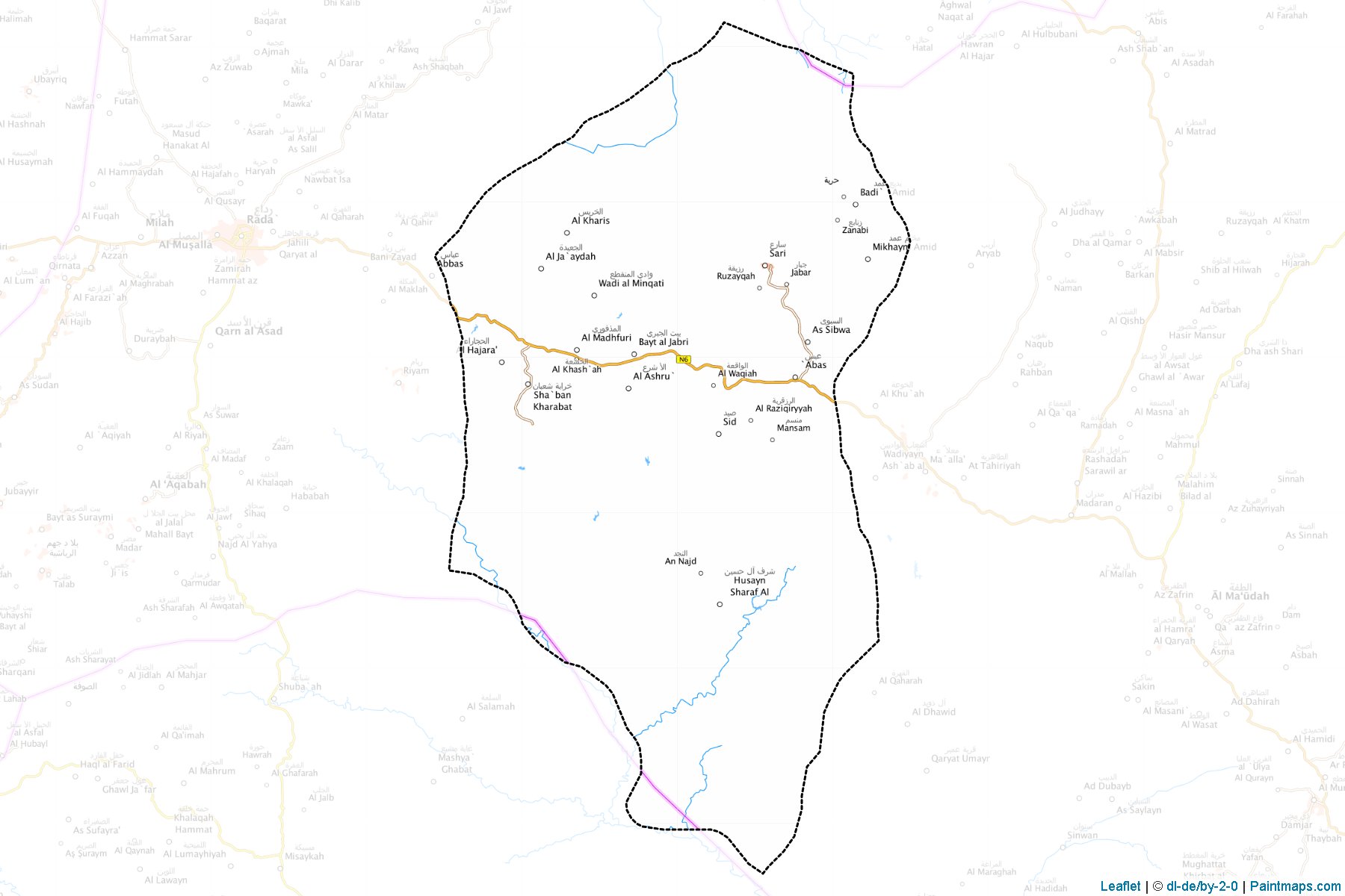 Ash Sharyah (Al Bayda') Map Cropping Samples-1