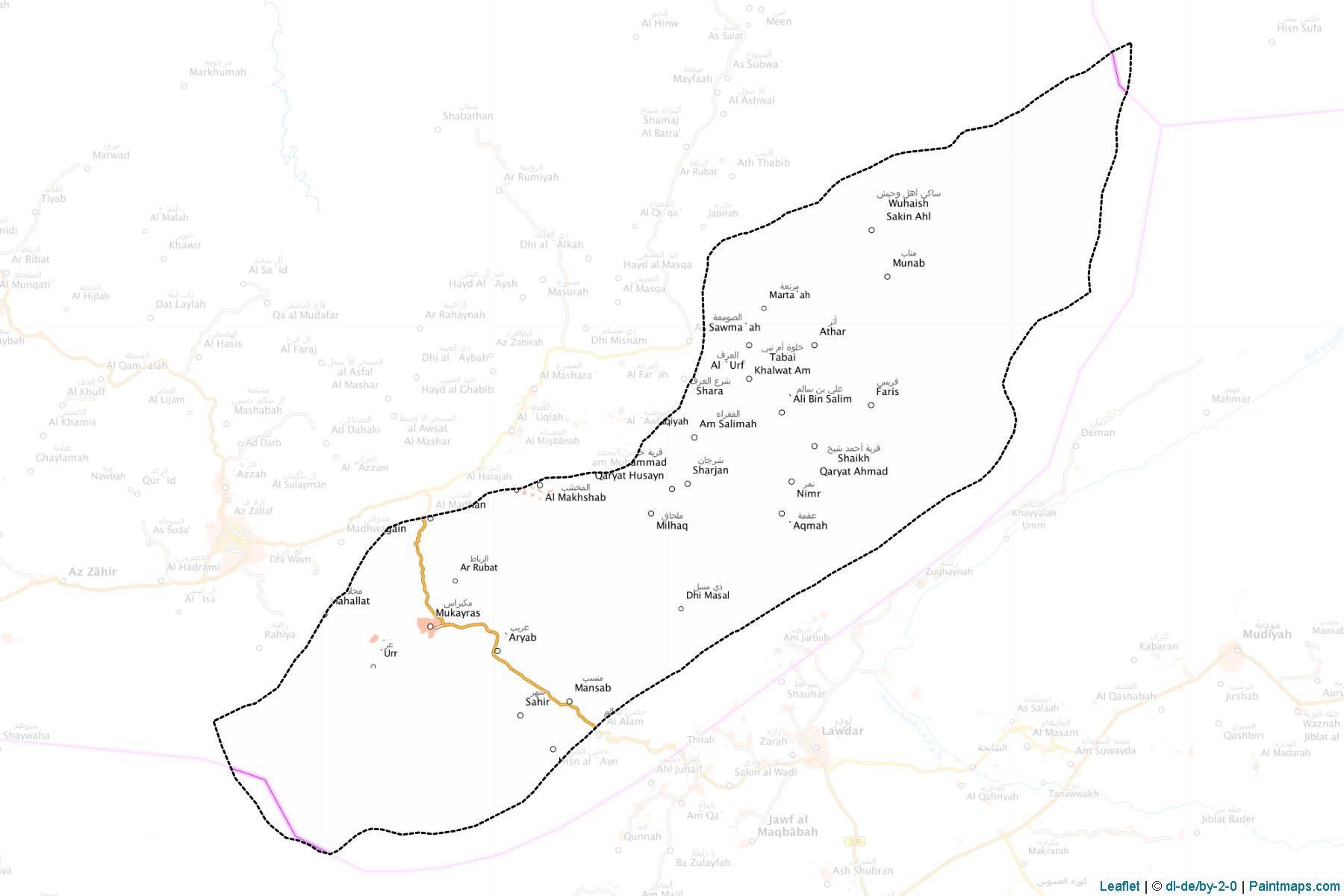 Mukayras (Al Bayda') Map Cropping Samples-1