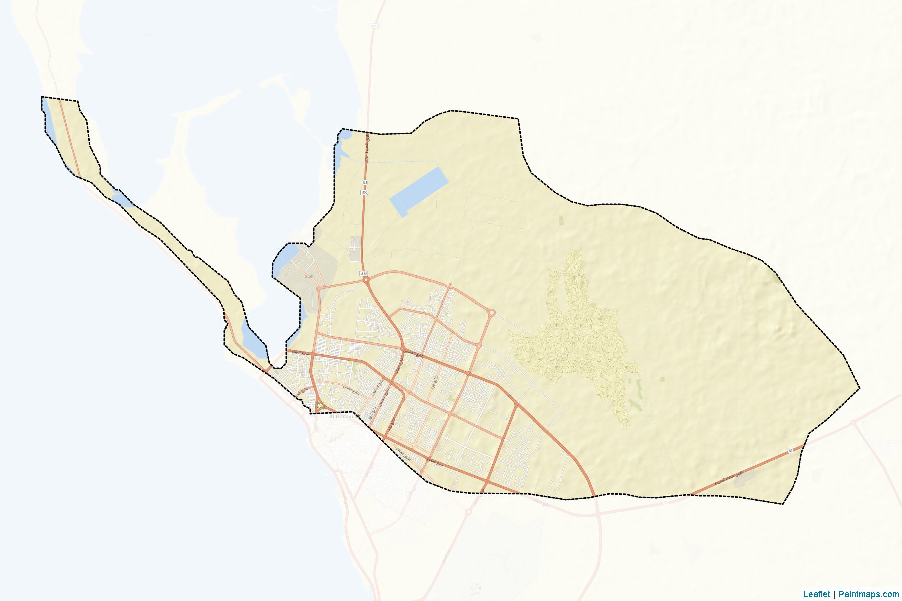 Muestras de recorte de mapas Al Hali (Al Hudaydah)-2