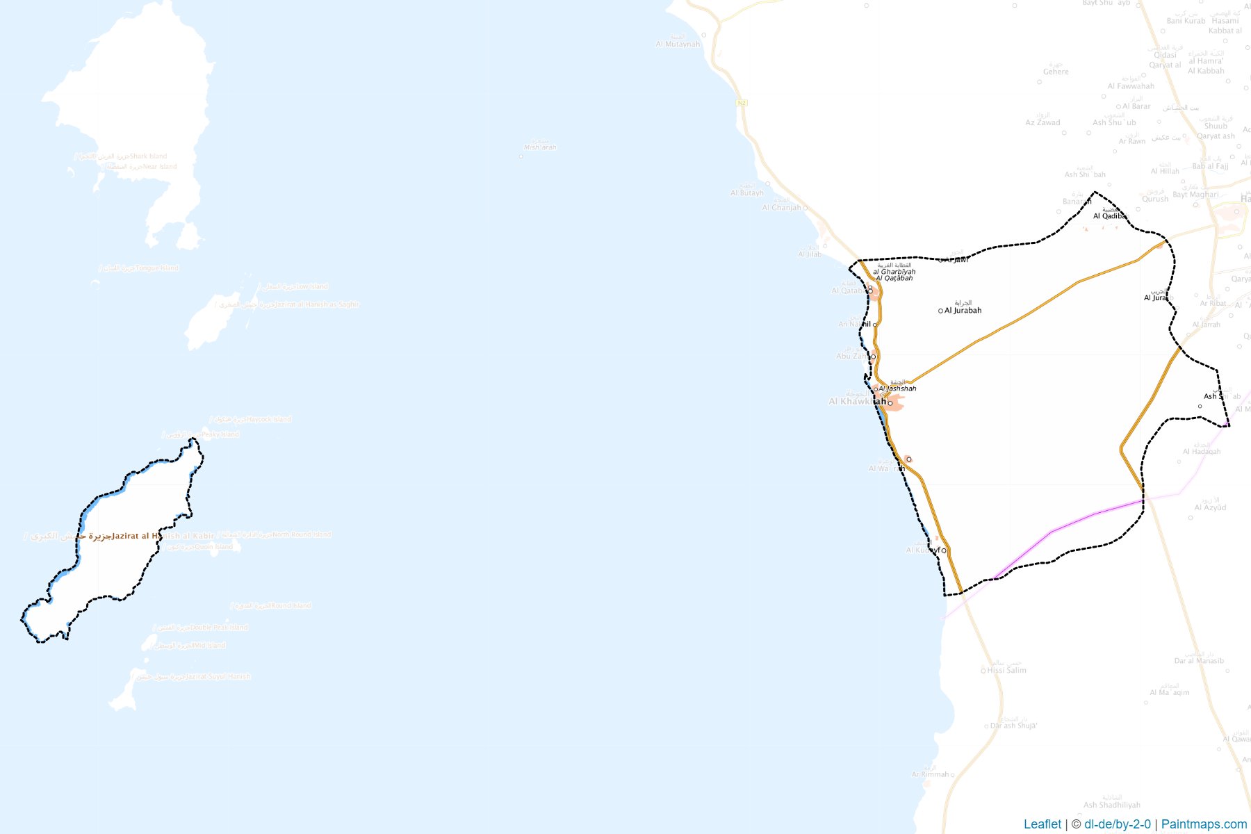 Al Khawkhah (Al Hudaydah) Map Cropping Samples-1