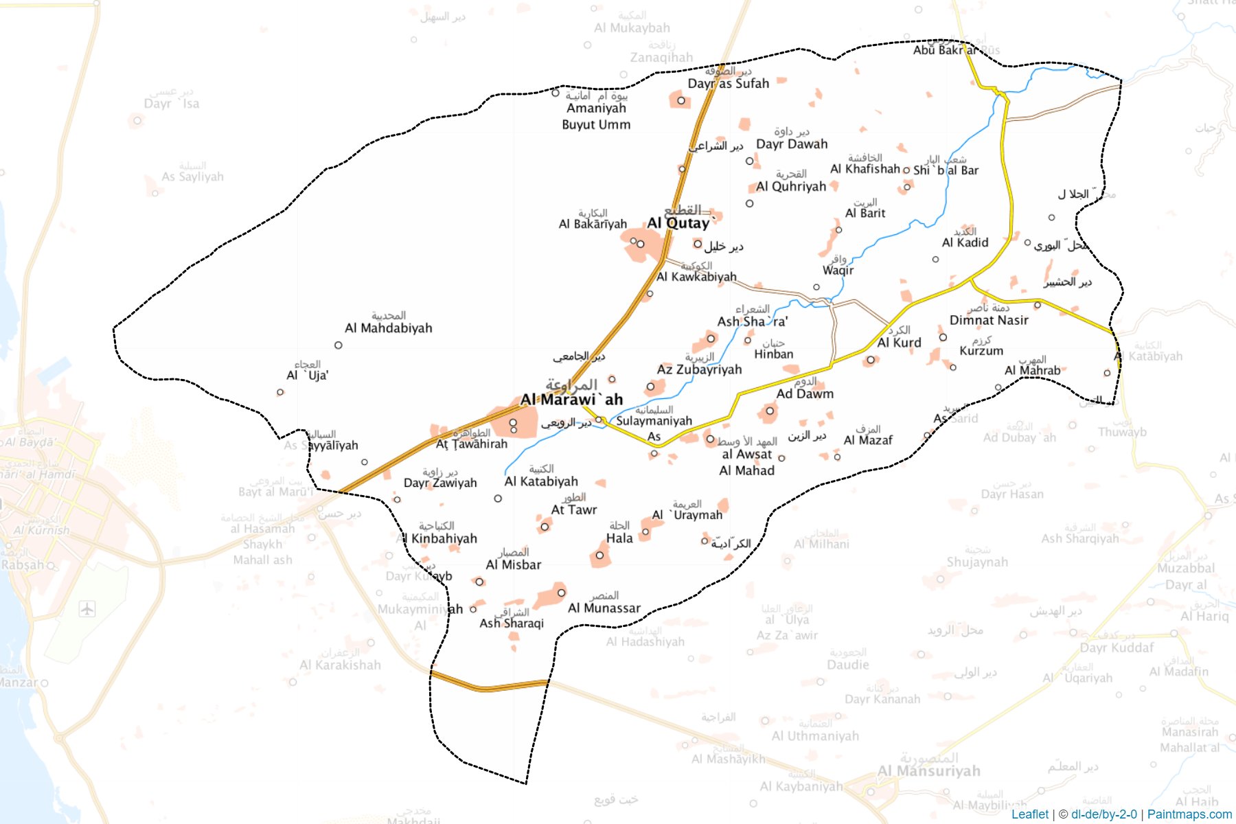 Al Marawi'ah (El Hudeyde ili) Haritası Örnekleri-1