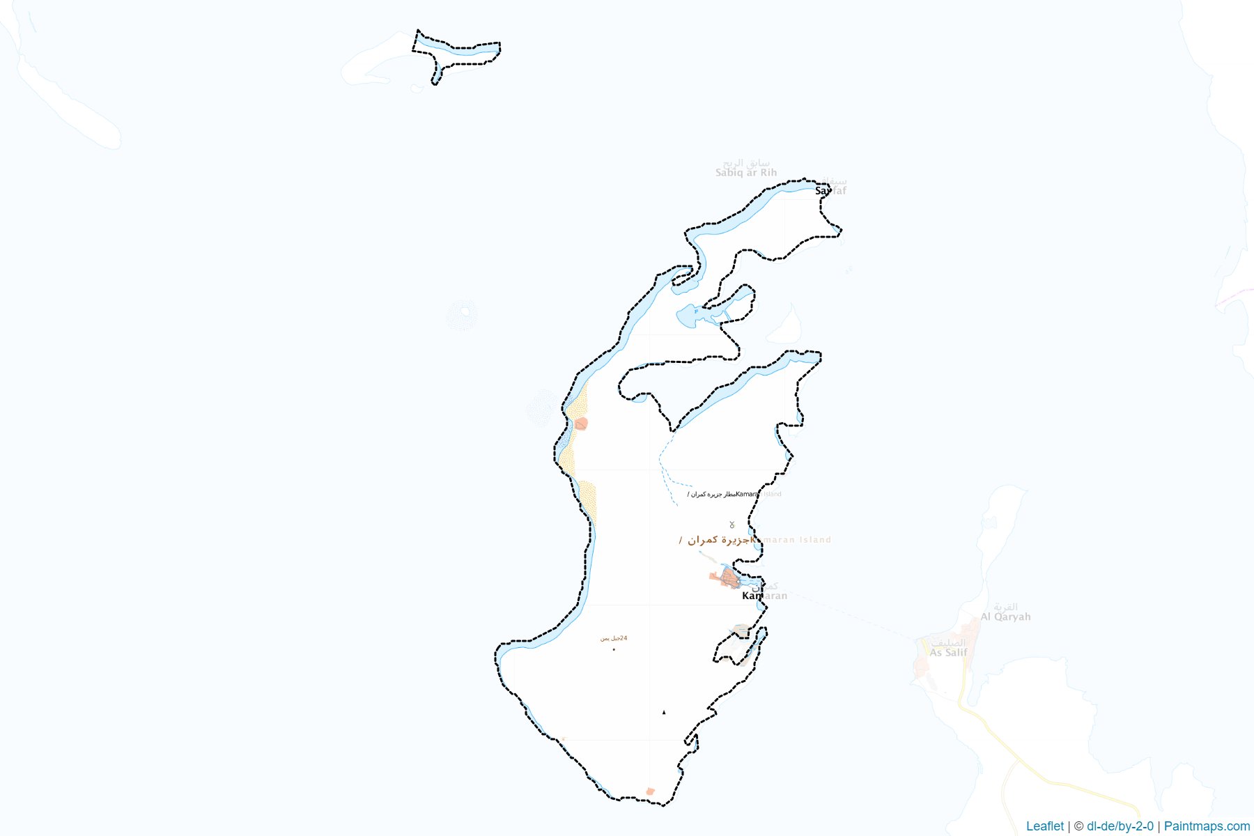 Kamaran (El Hudeyde ili) Haritası Örnekleri-1