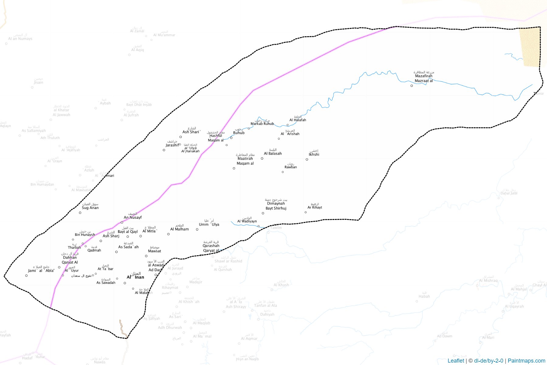 Muestras de recorte de mapas Bart Al Anan (Al Jawf)-1