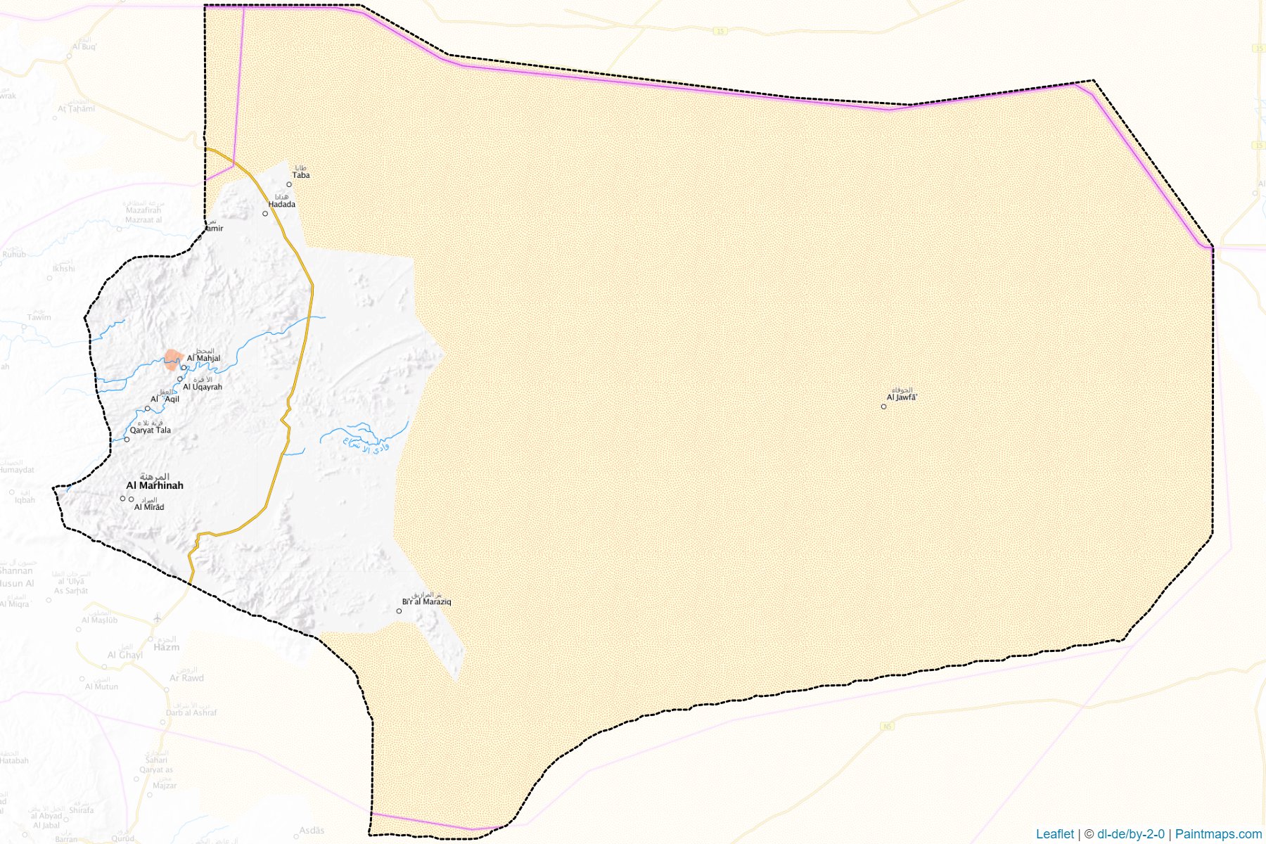 Khabb wa ash Sha'af (Al Jawf) Map Cropping Samples-1