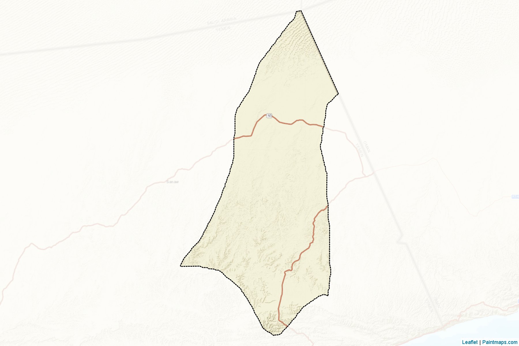 Muestras de recorte de mapas Hat (Al Mahrah)-2