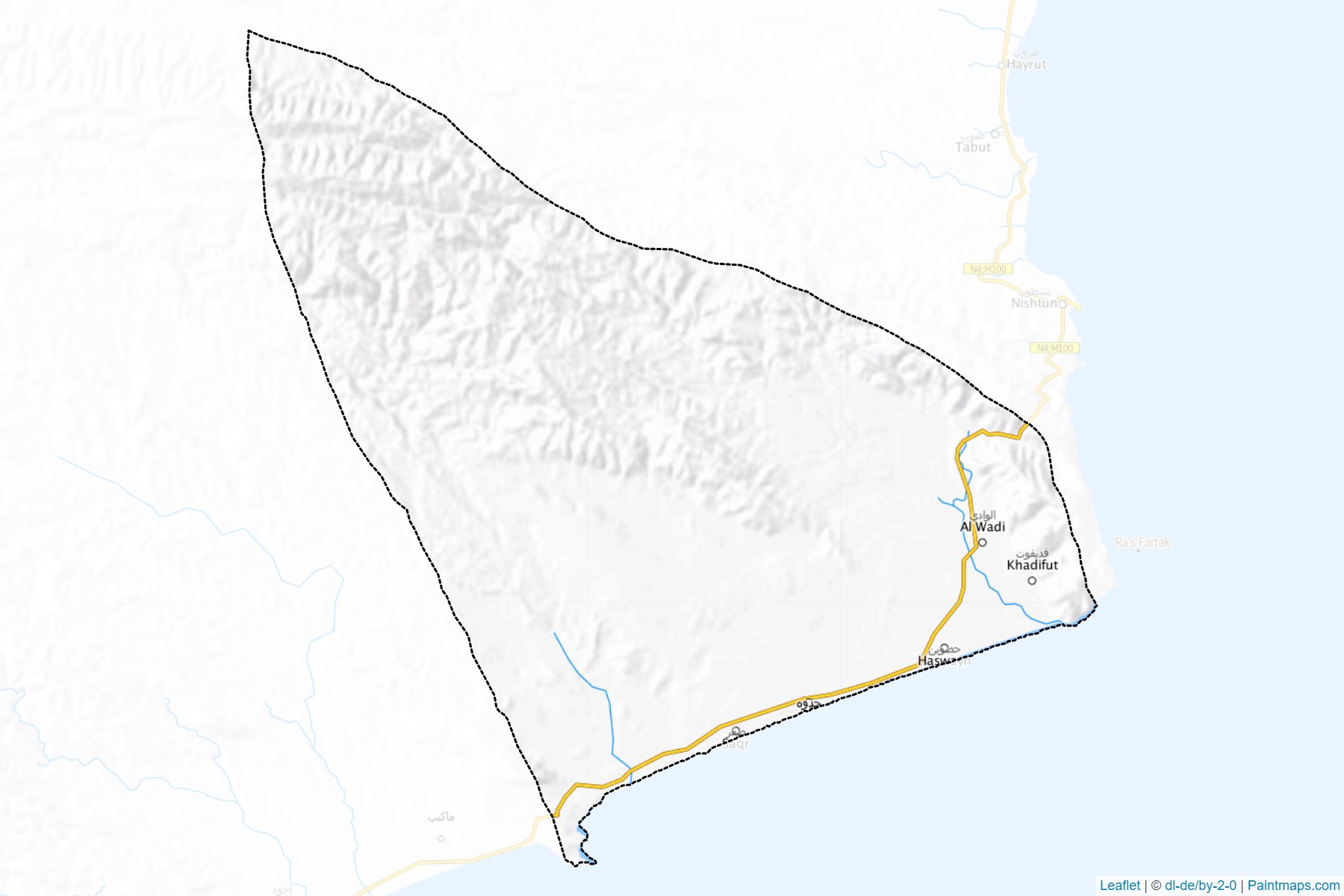 Muestras de recorte de mapas Huswain (Al Mahrah)-1