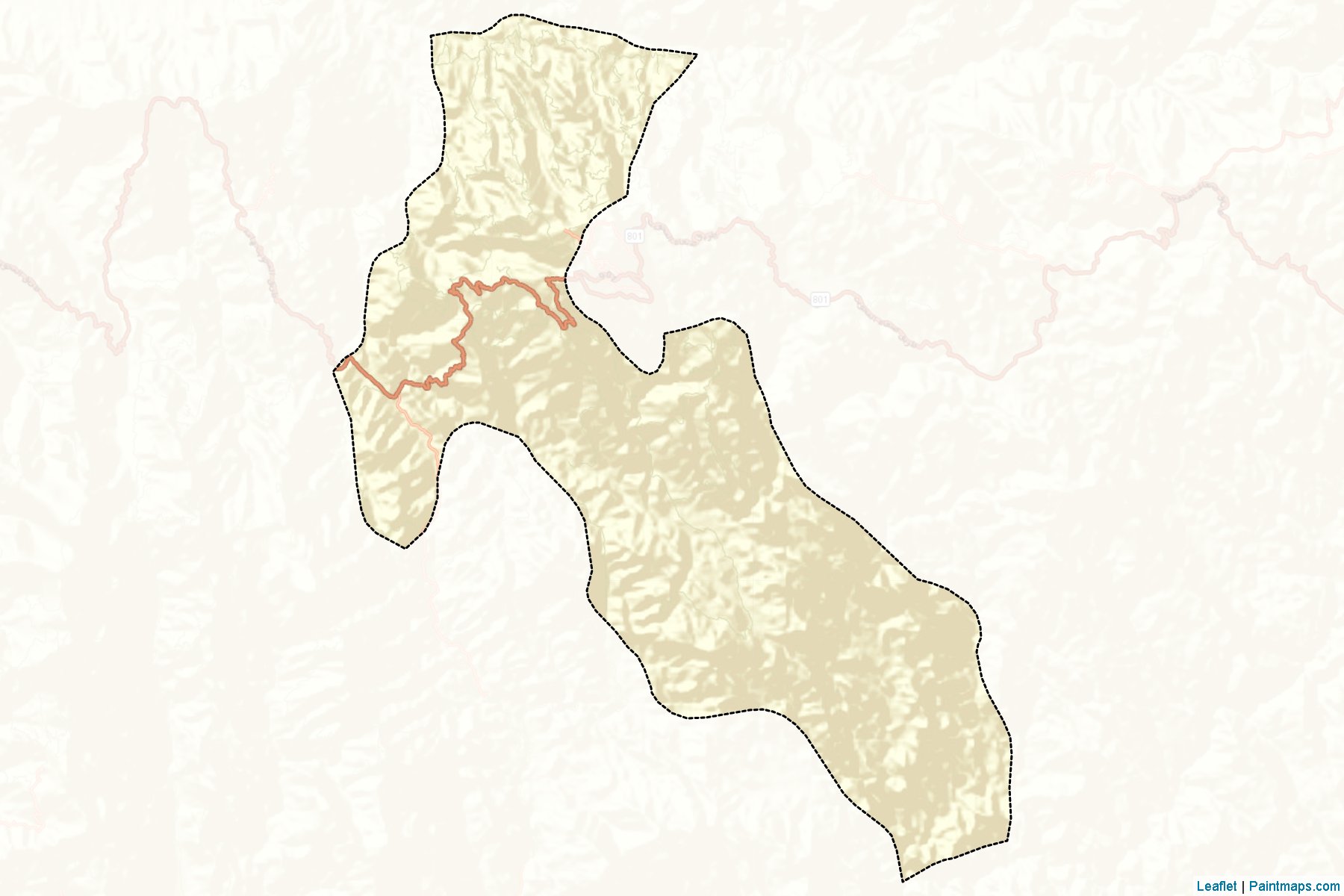 Muestras de recorte de mapas Al Mahwait (Al Mahwit)-2